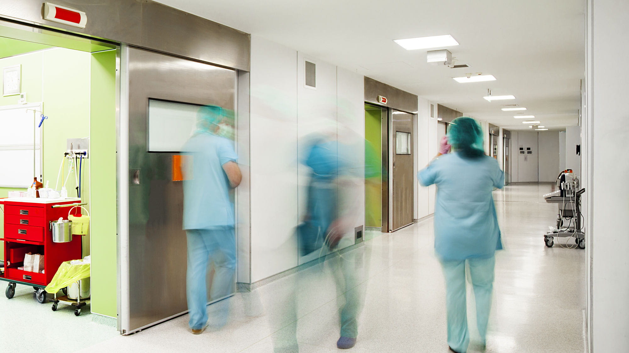 Hospital corridor