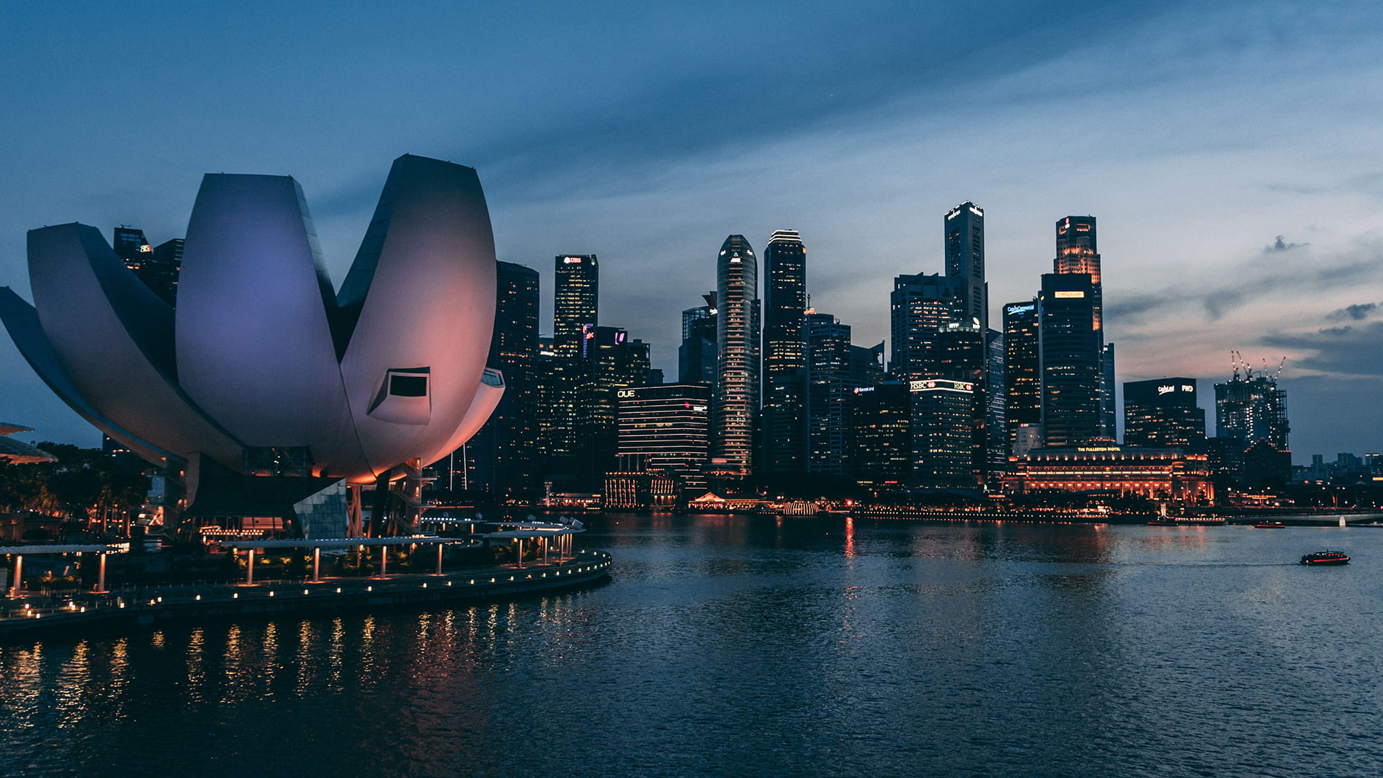 Singapore at night