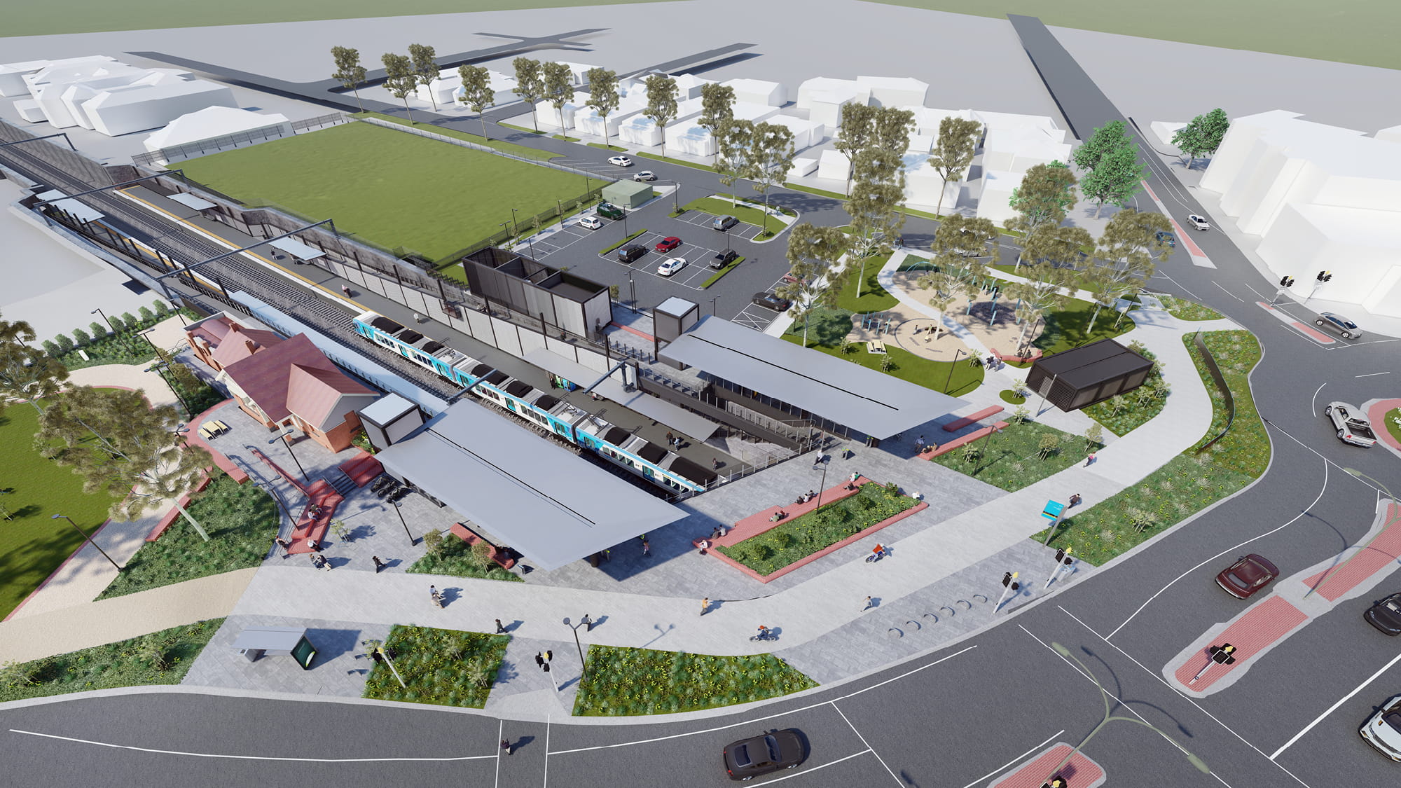 Illustration of Ferguson Street Removal Crossing design