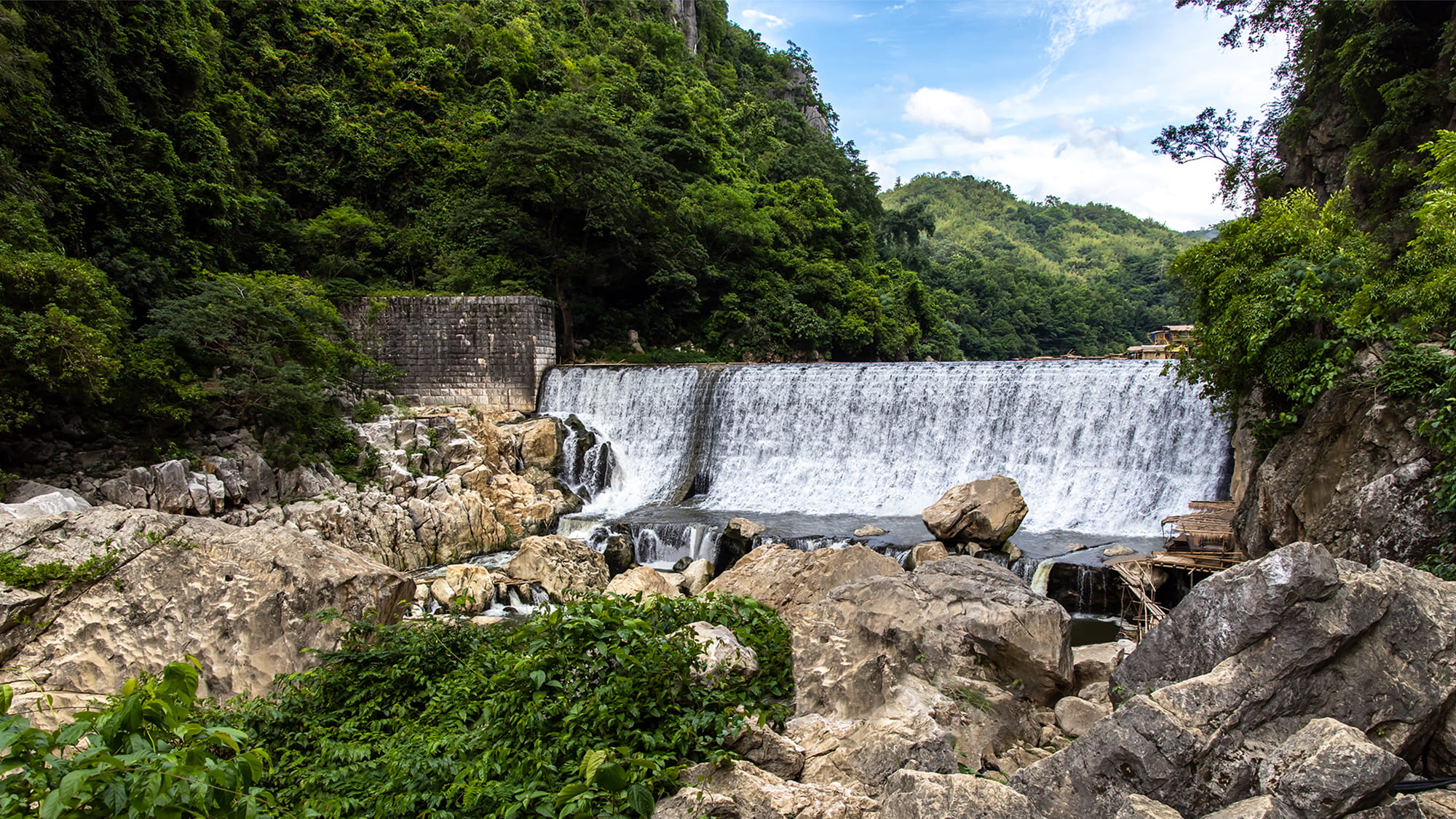The Wawa Dam over the Marikina River in the Philippines.