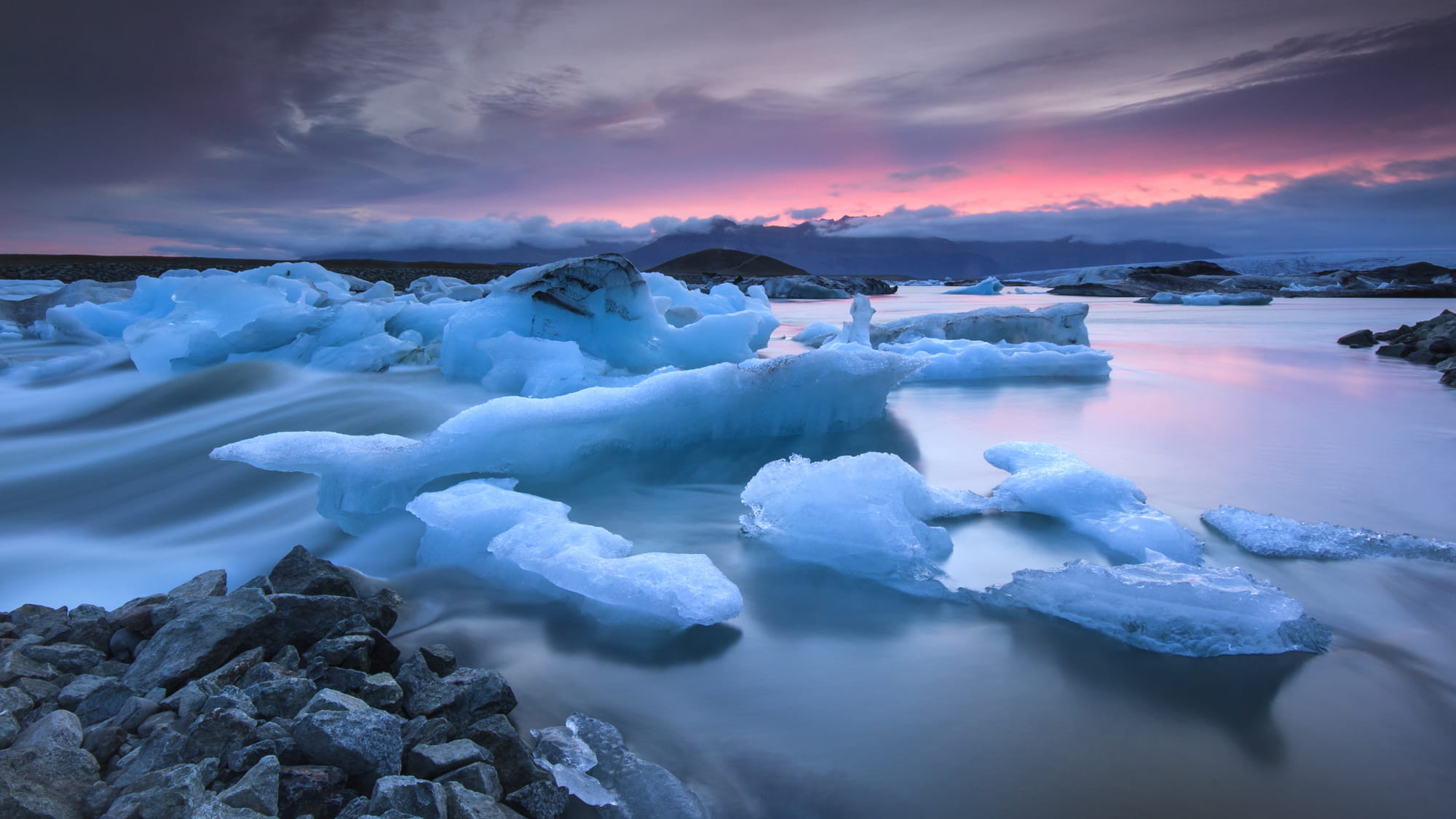 Melting ice