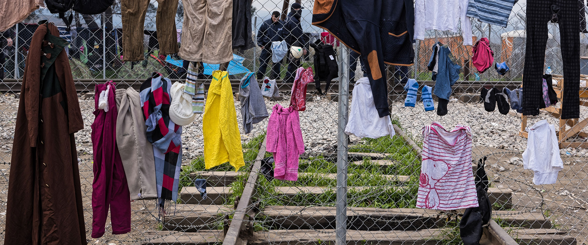 Refugee camp in Greece