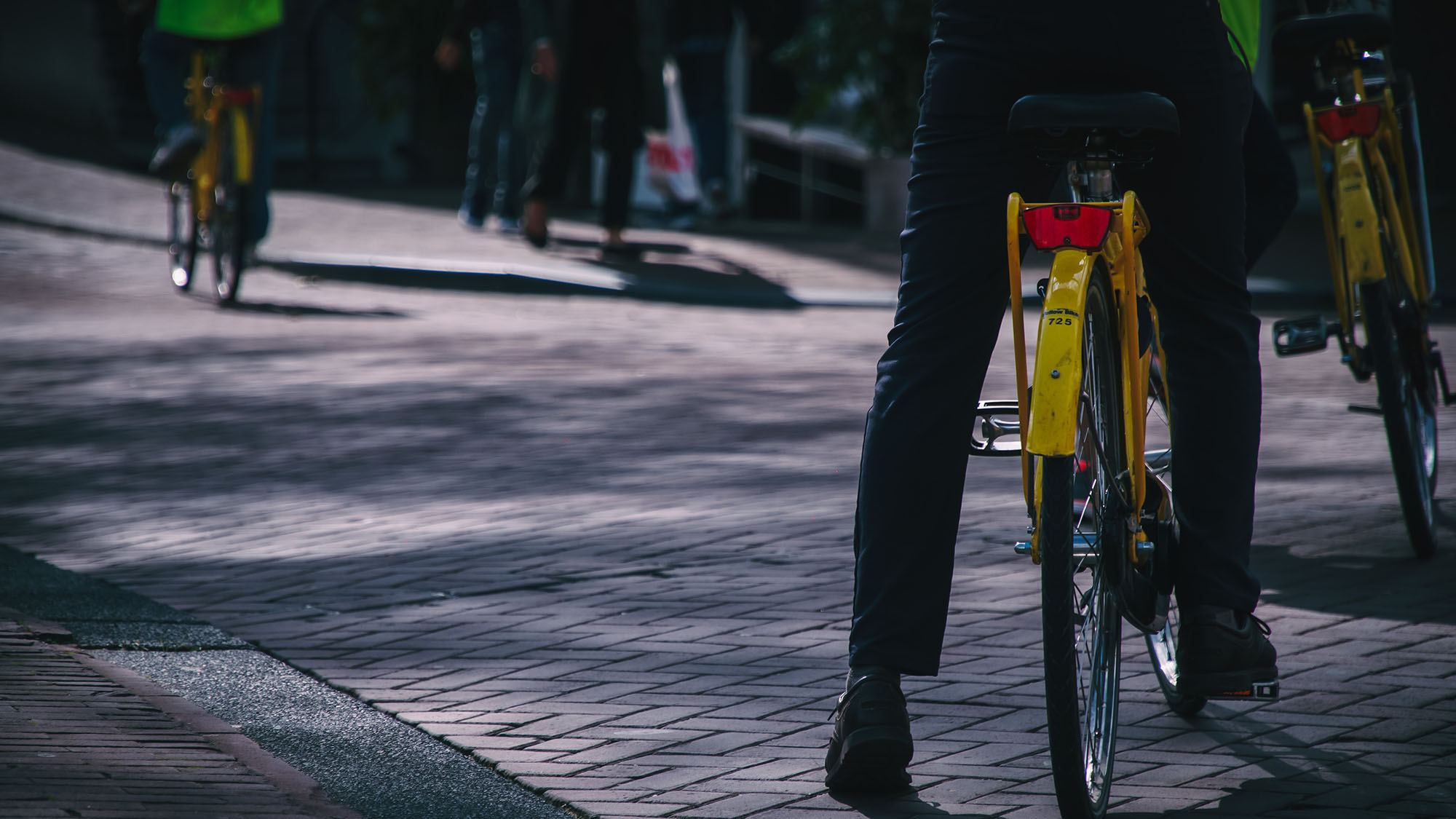 Cycle lane in Amsterdam. Image: Unsplash