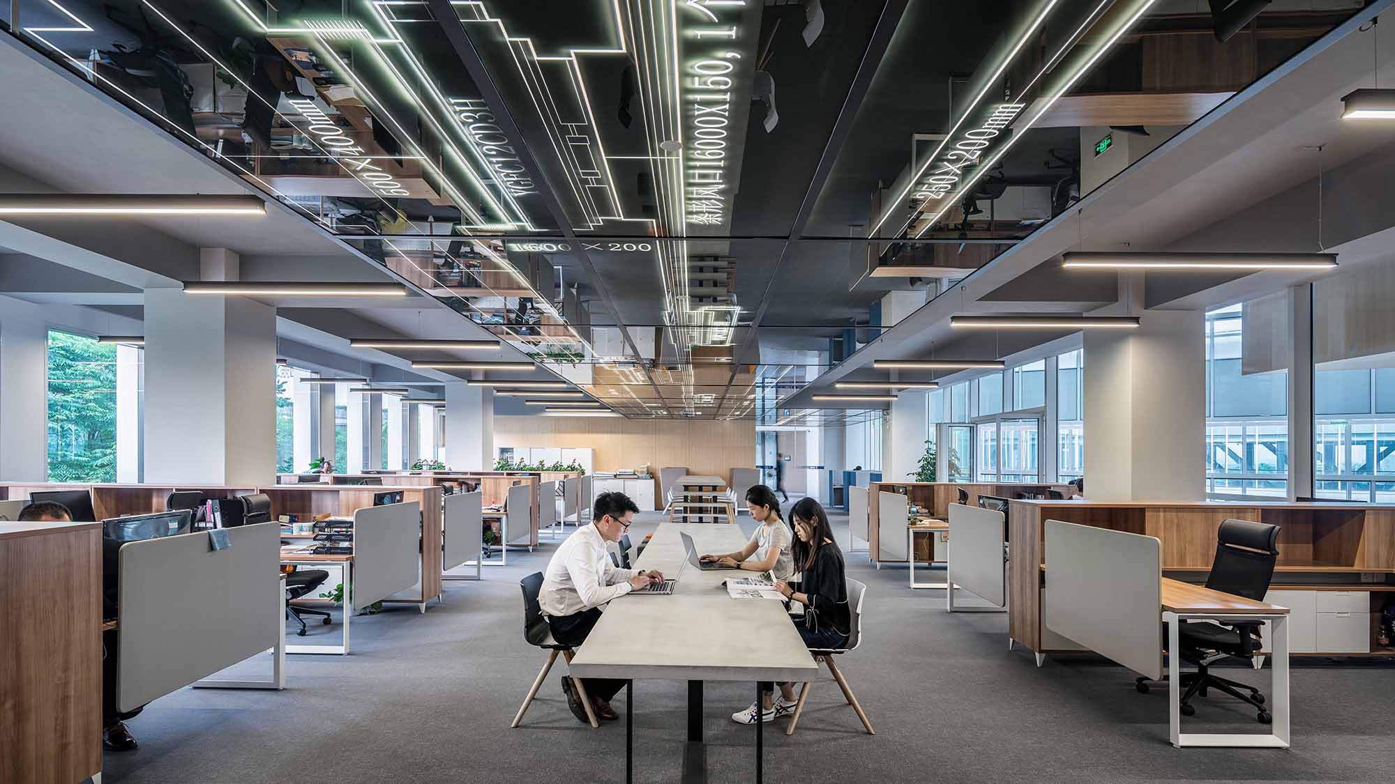 Office environment digital twin