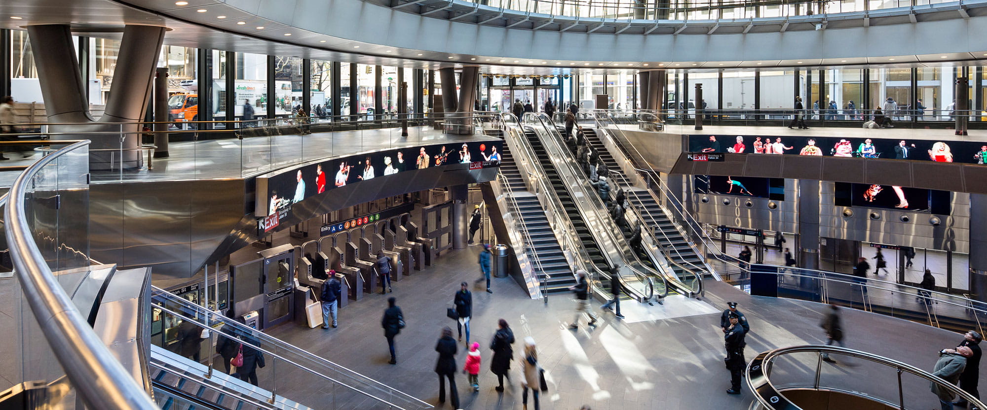 Fulton Centre passengers