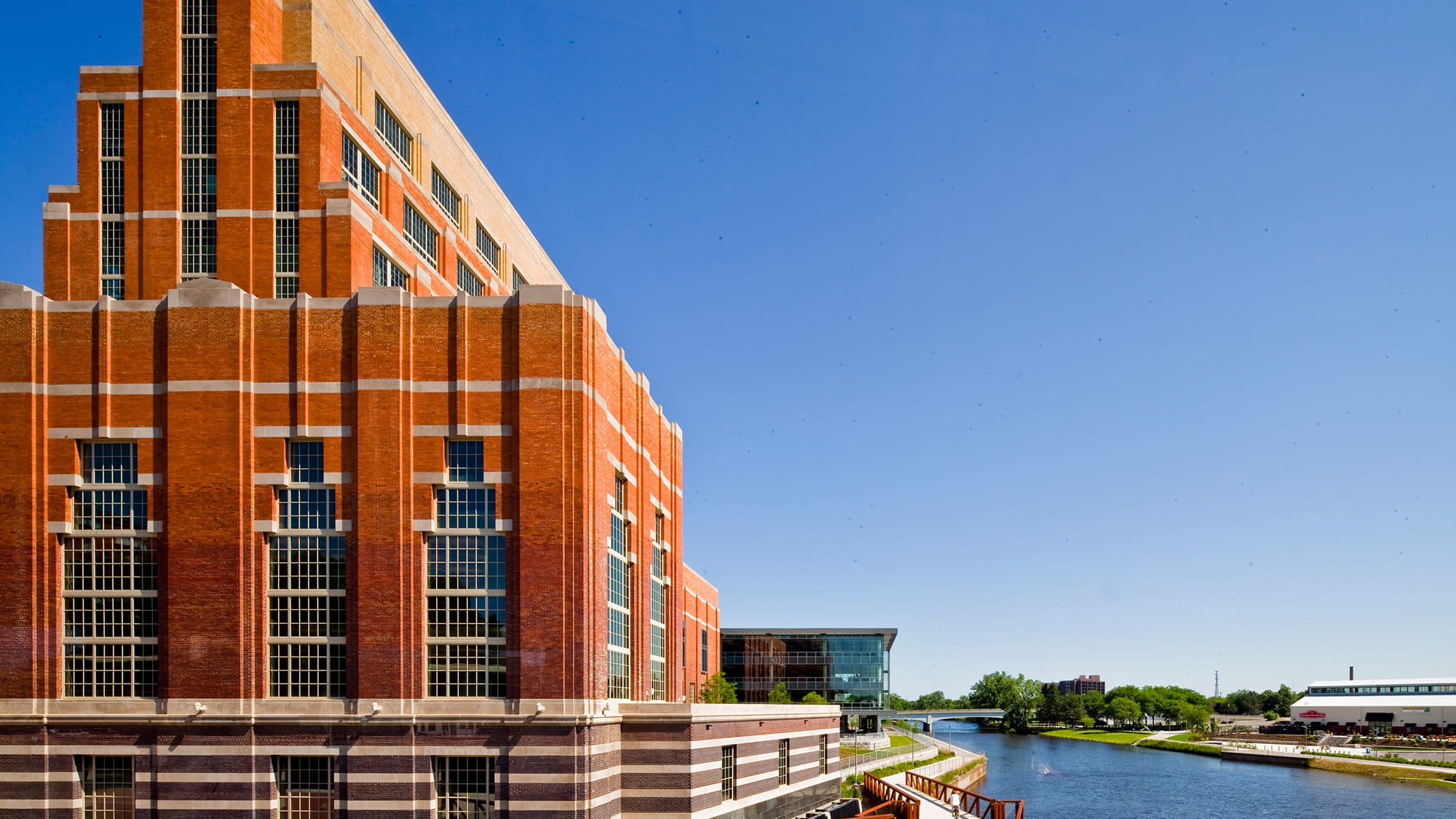 Accident Fund HQ by the river