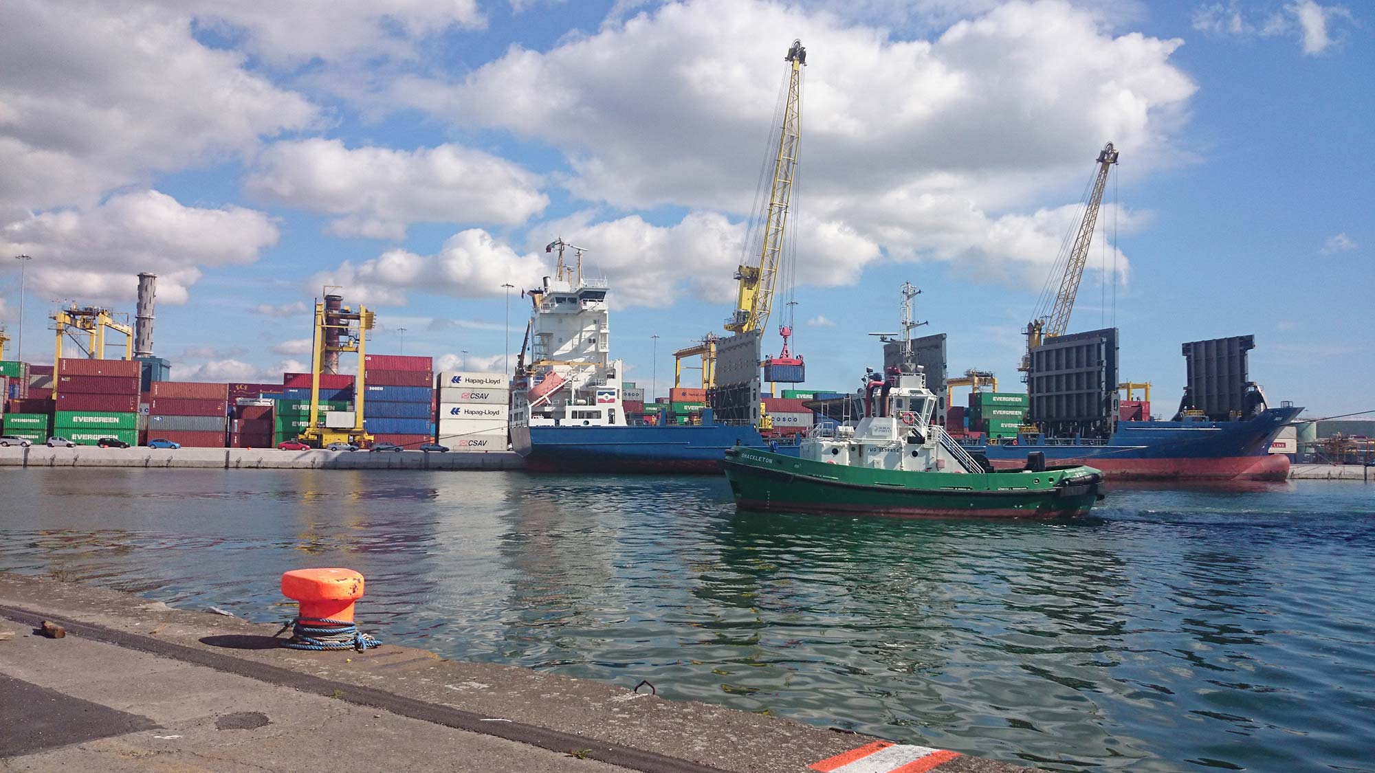 Alexandra Quay East container terminal refurbishment.