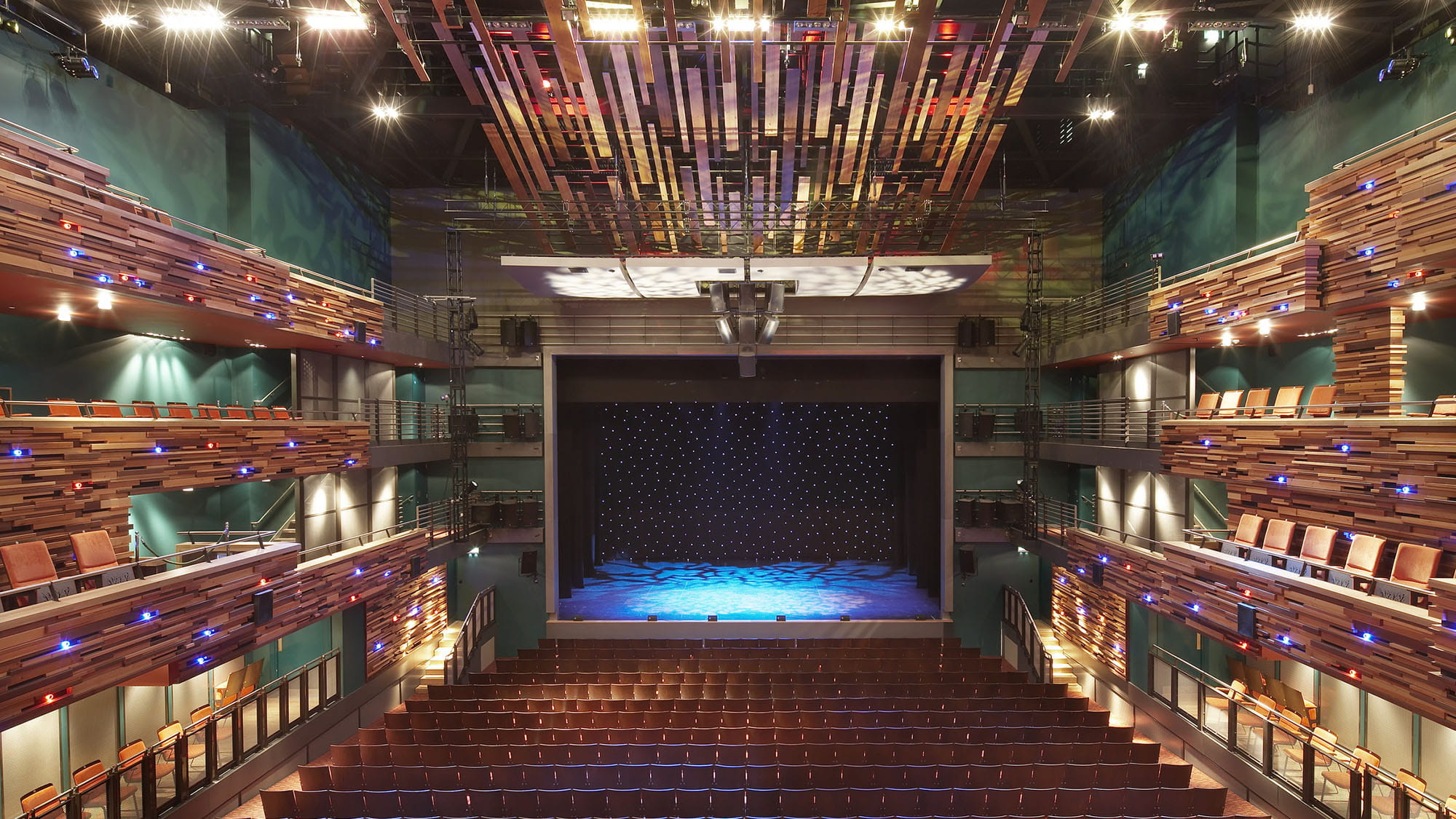 Inside the Main Auditorium of the Aylesbury Waterside Theatre