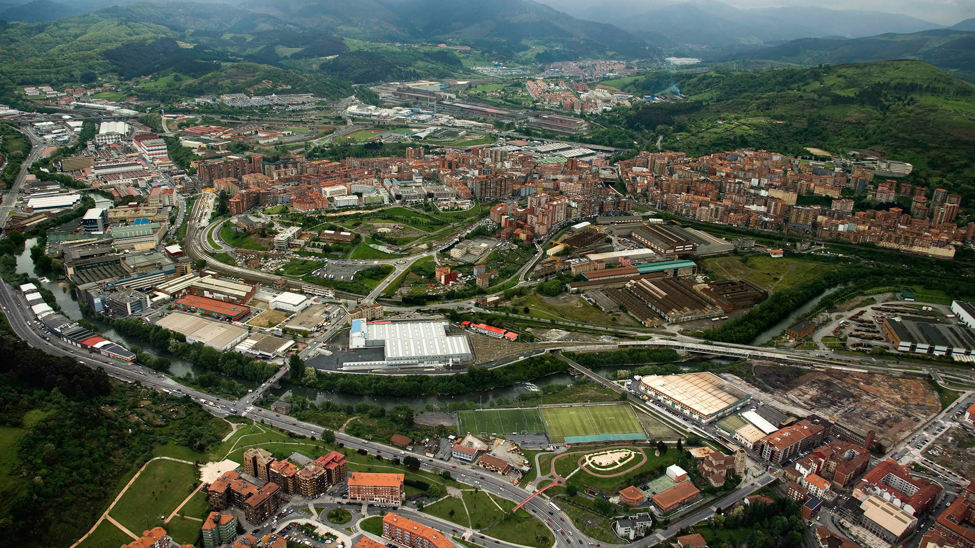 Vista aérea de Basauri