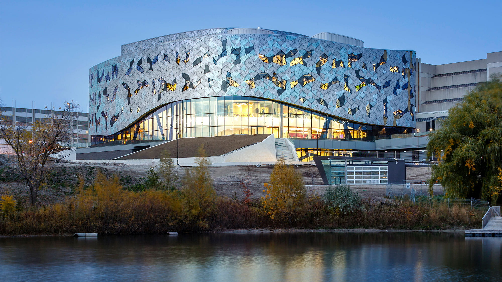 Exterior of the Bergeron Centre of Engineering Excellence