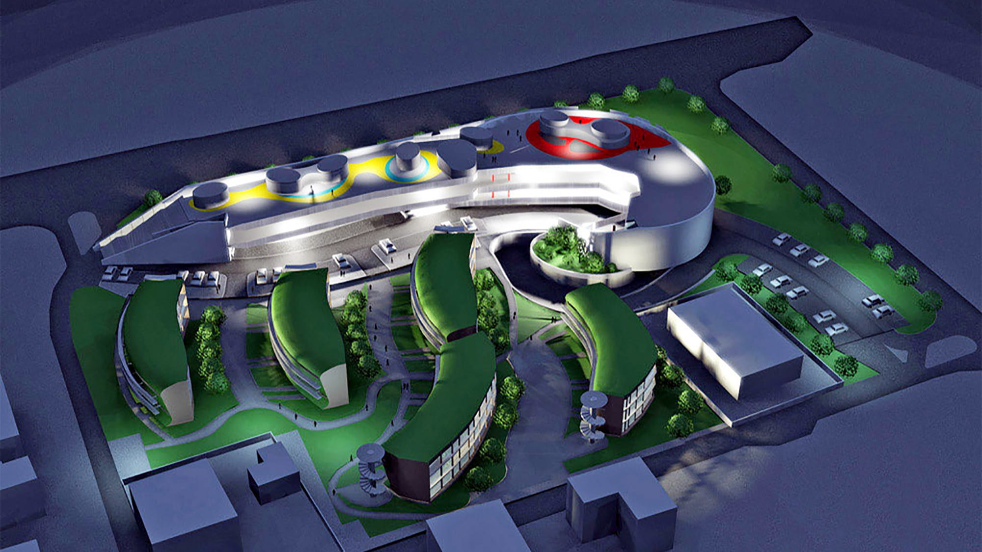 Arup’s scope for Central Park Schio included full engineering services (SMEP) and building physics, acoustics, lighting and sustainability consultancy. Photo: Matteo Codignola