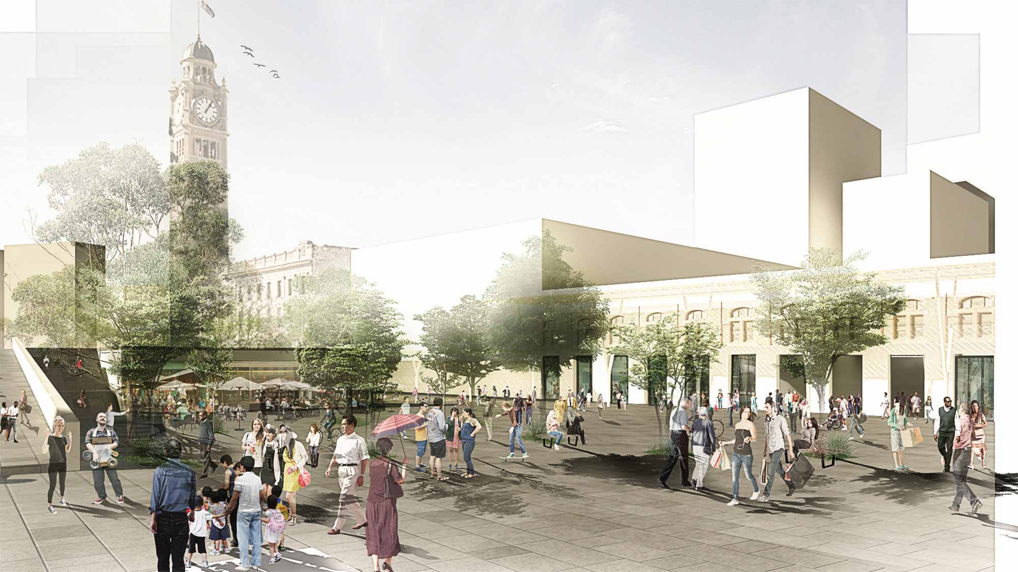 Render of the plan. Credit: Grimshaw Architects