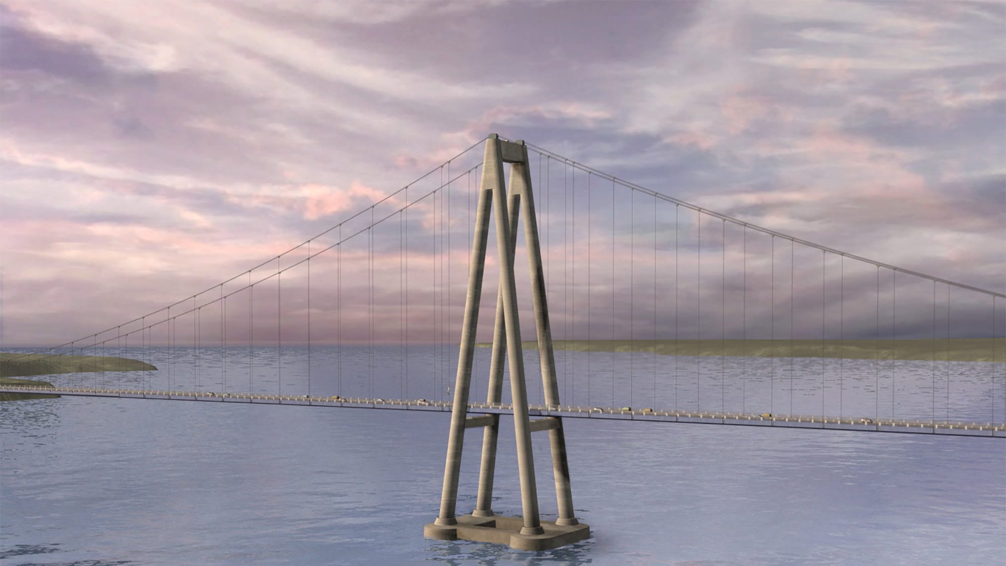 The Chacao Channel bridge is a planned road connection to link the Island of Chiloé with mainland Chile by crossing the Chacao Channel. 