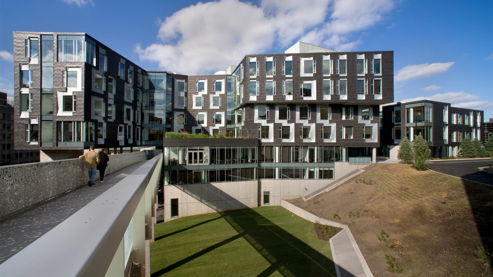 Exterior daylight view of CMU