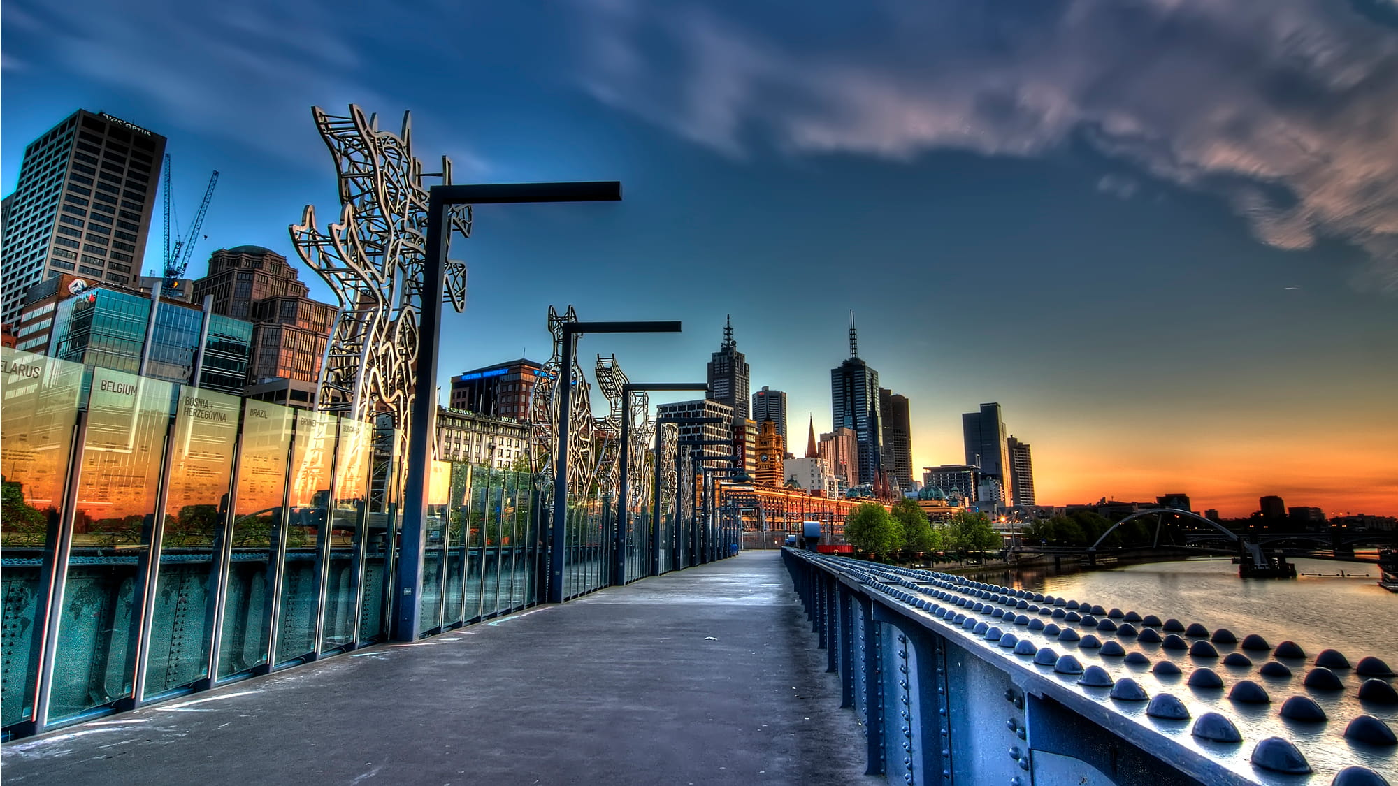 Melbourne city skyline