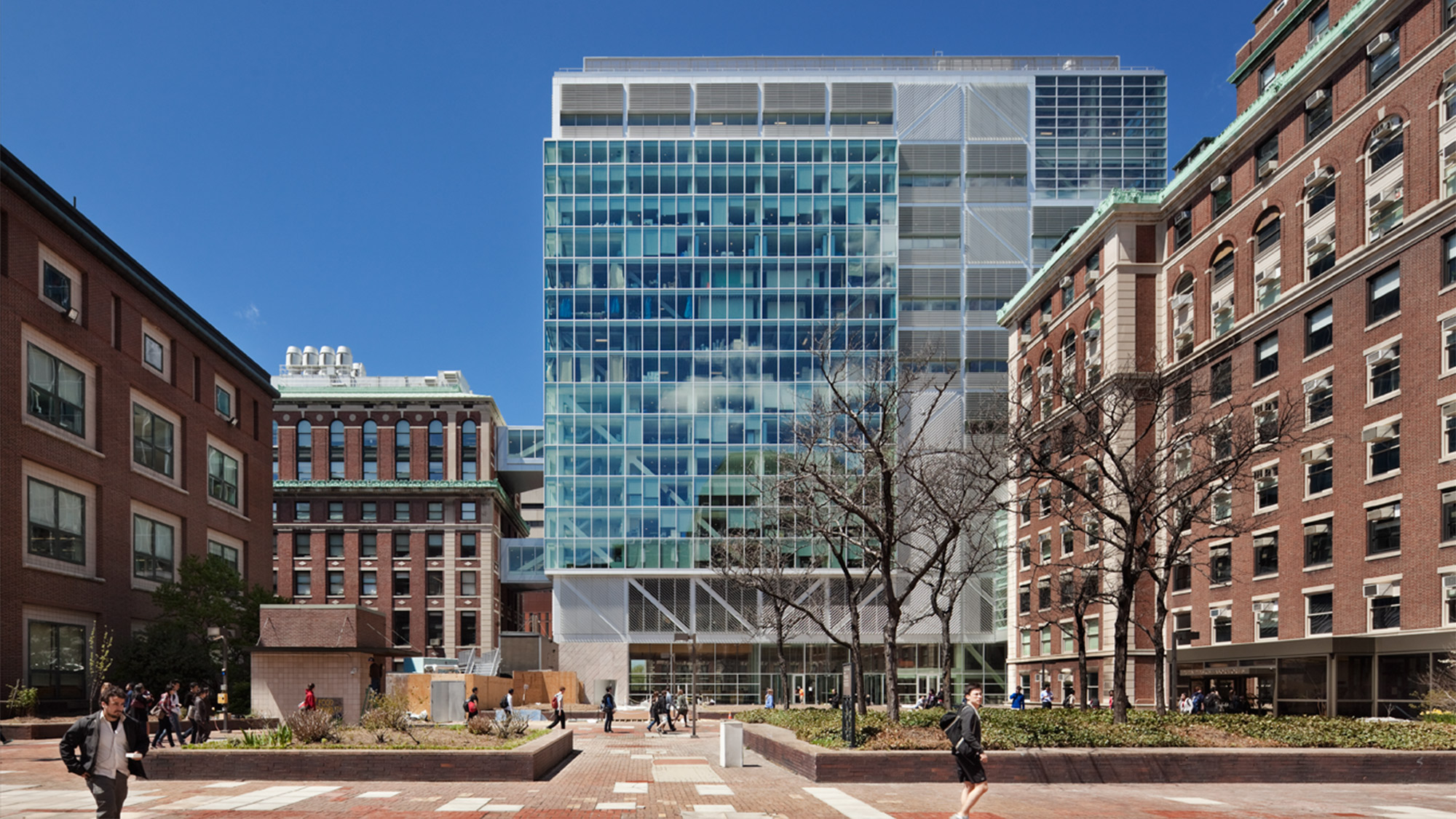 Exterior view of the Columbia University Northwest Corner Building