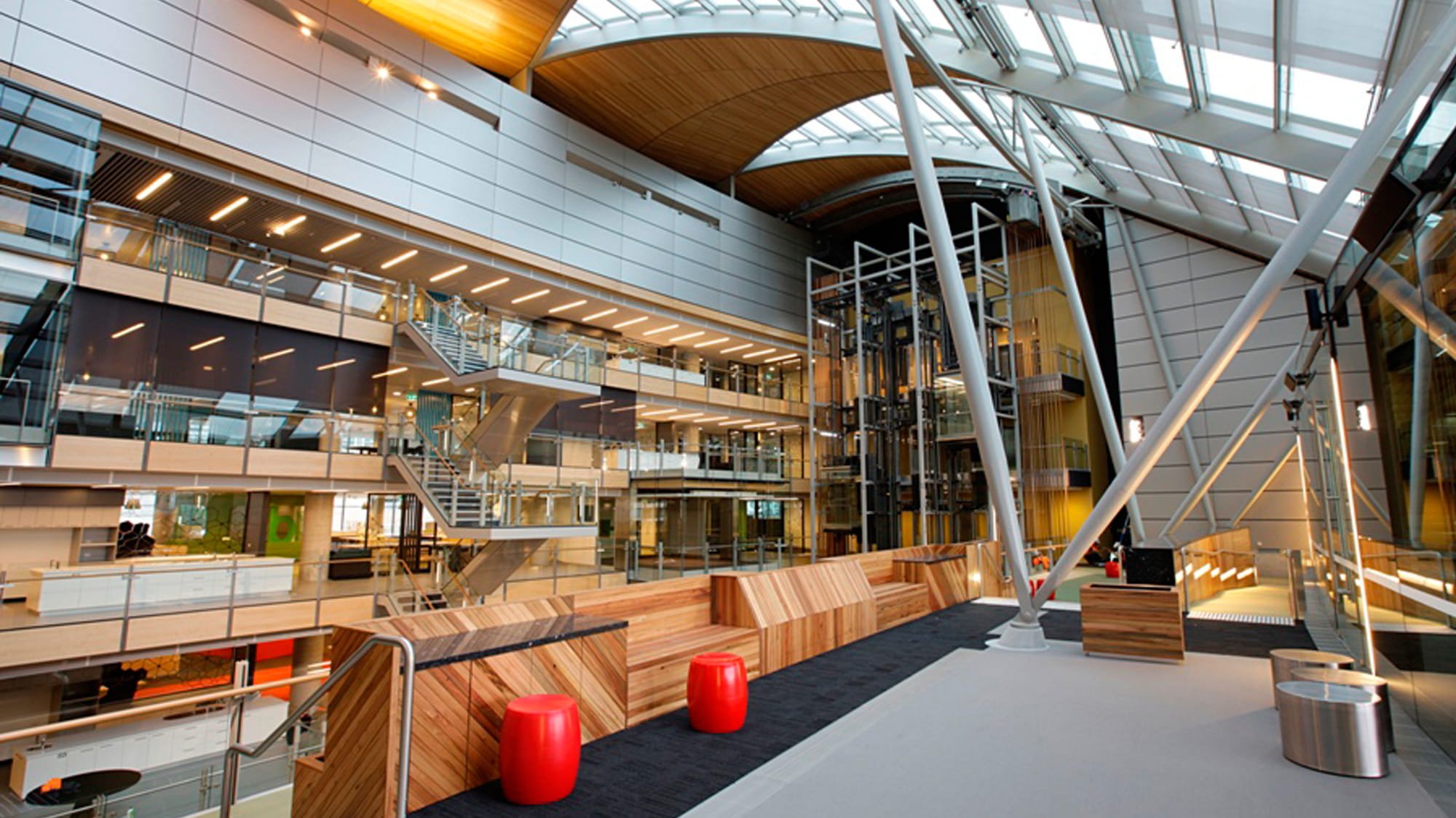 Interior view of the building. Credit: Bob Peters.