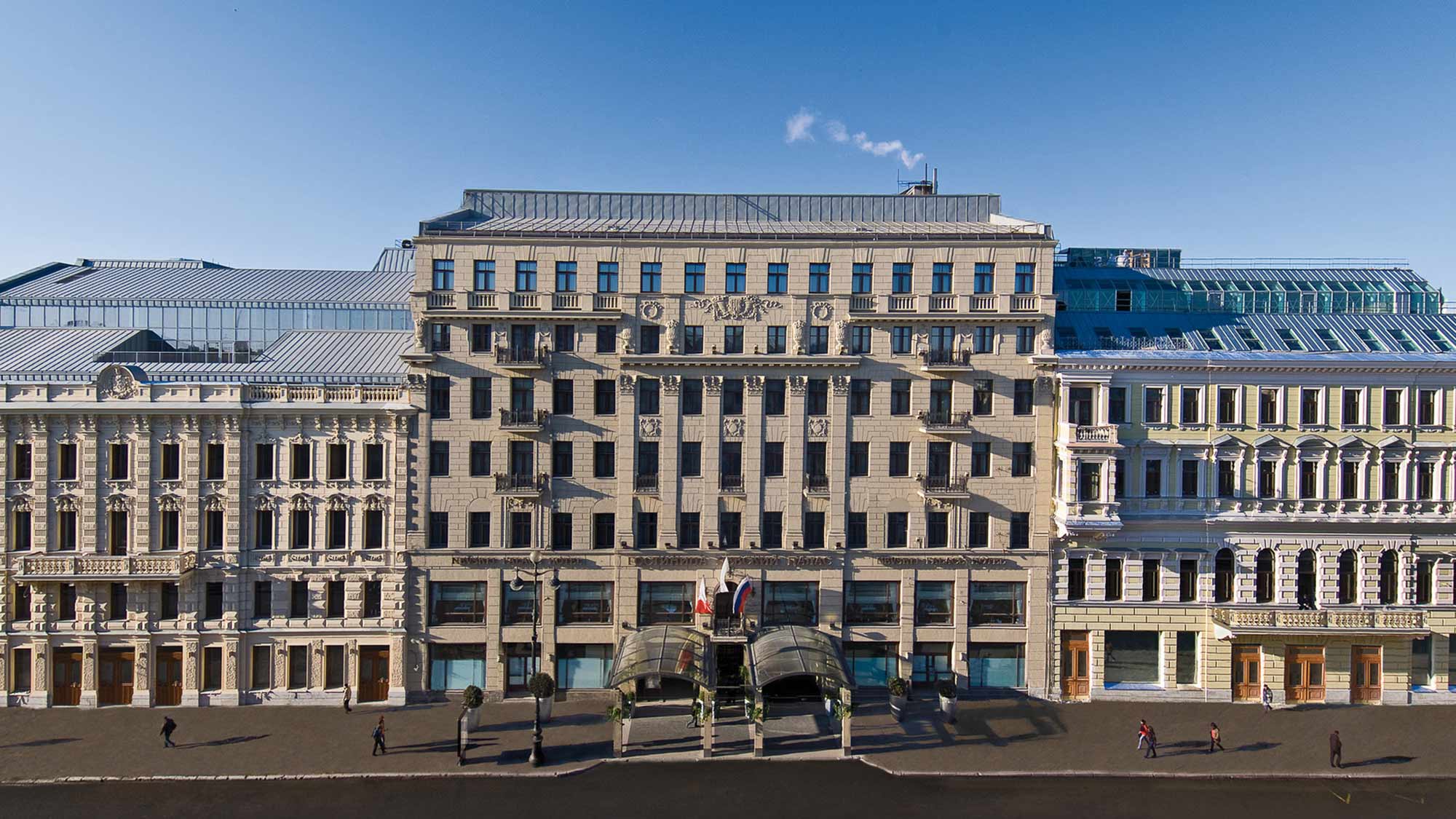 Front view of Corinthia Nveskij Palace Hotel. Credit: Daniel Cilia
