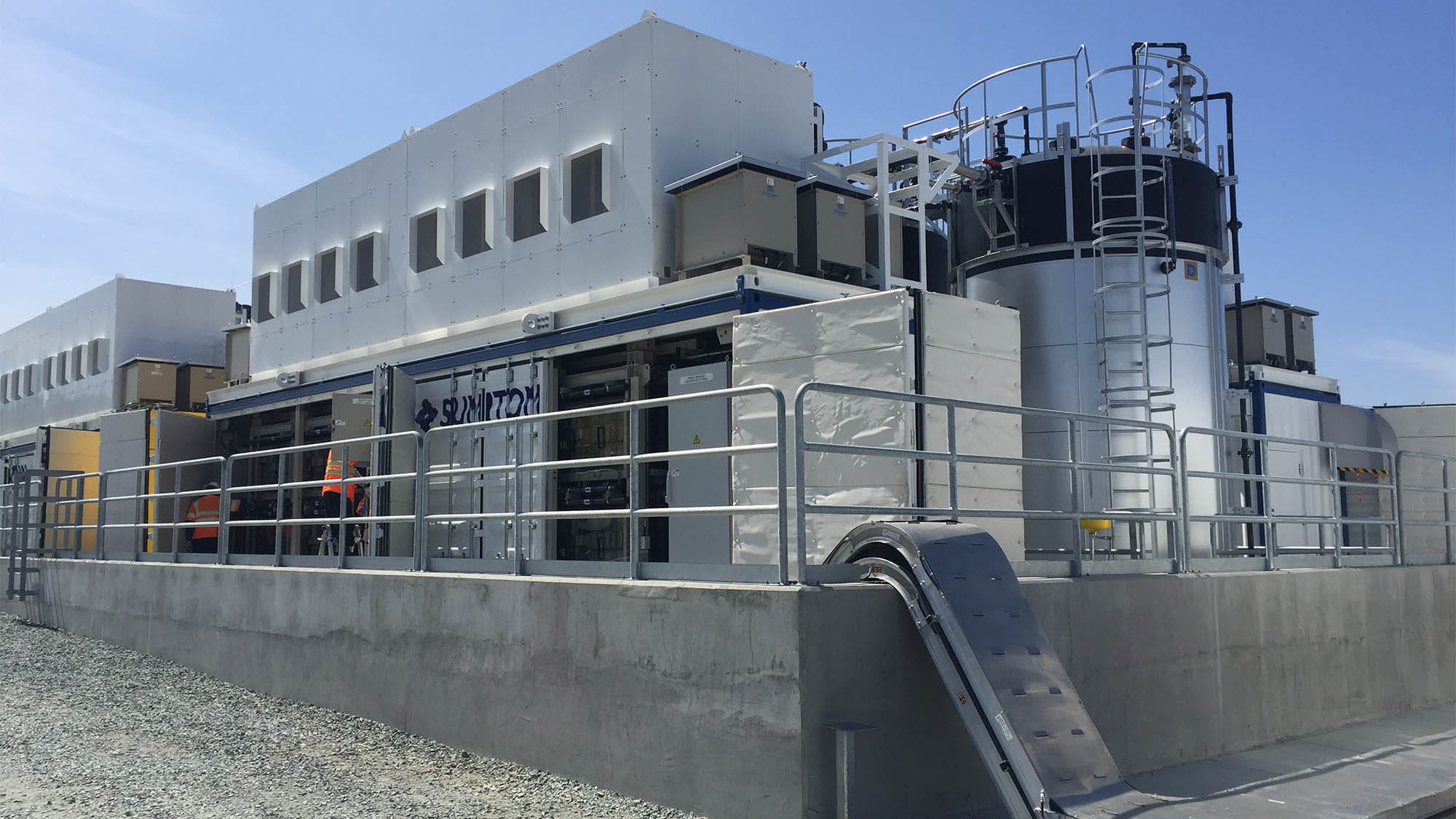 Battery storage provides 2MW of secured energy storage