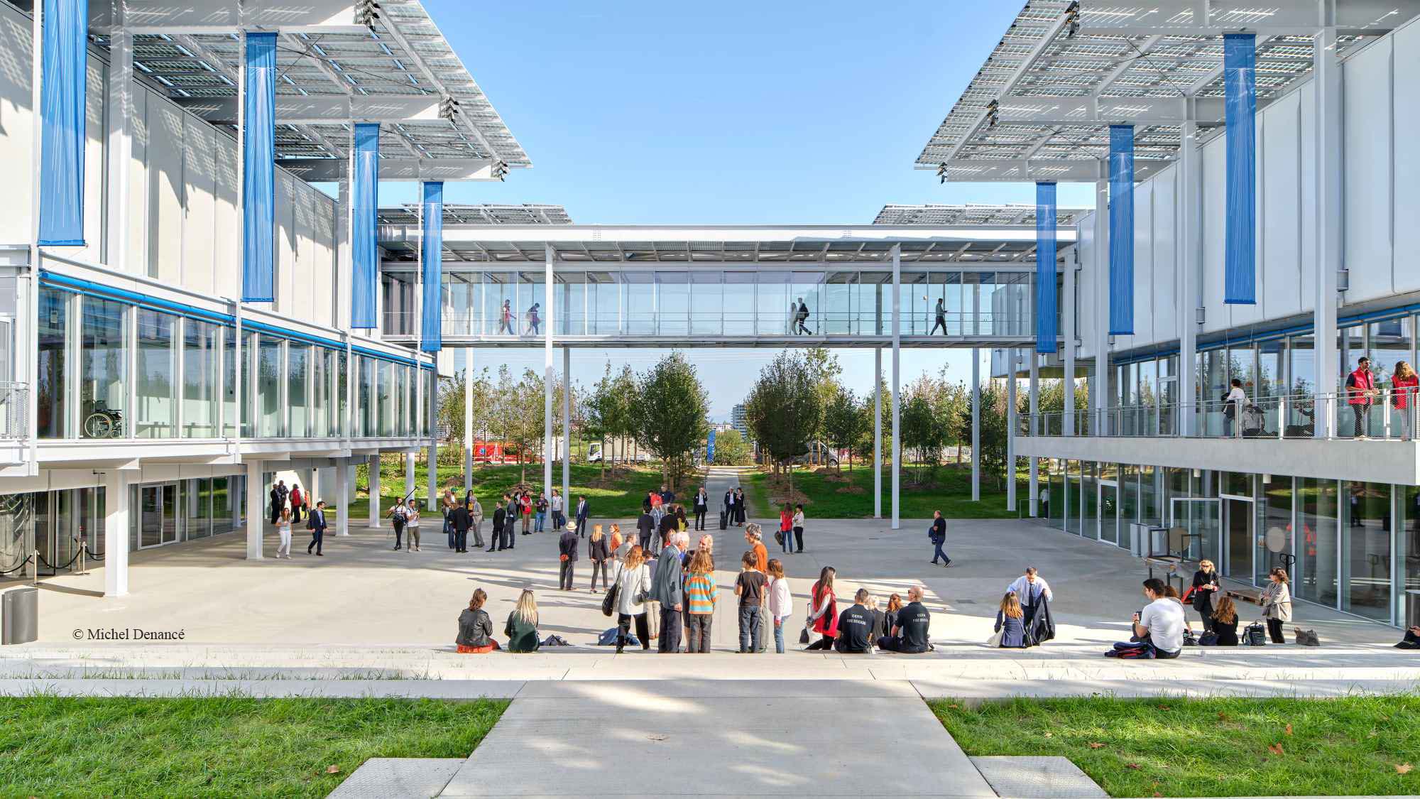 An outside view of CERN Science Gateway 