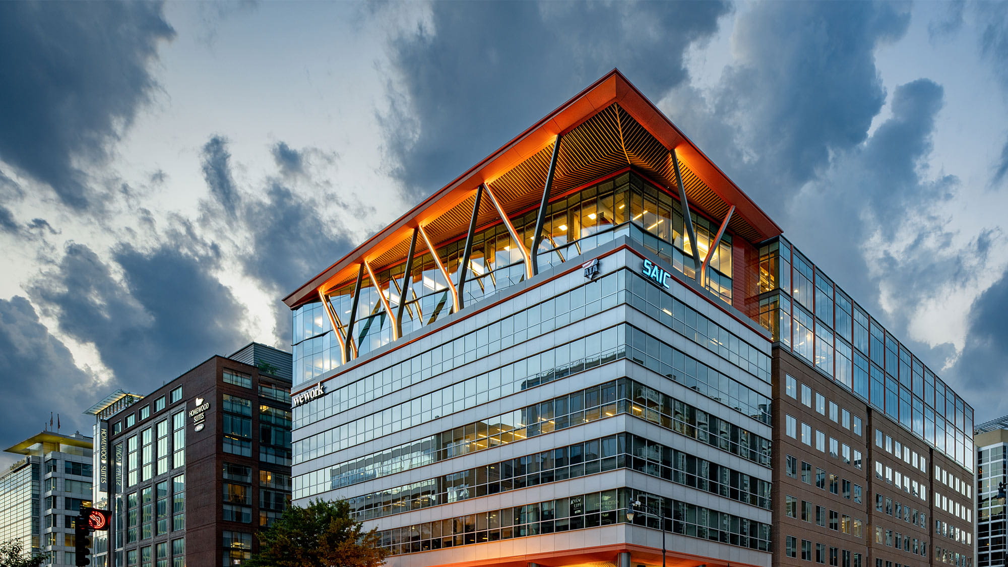 Exterior of 80 M office building