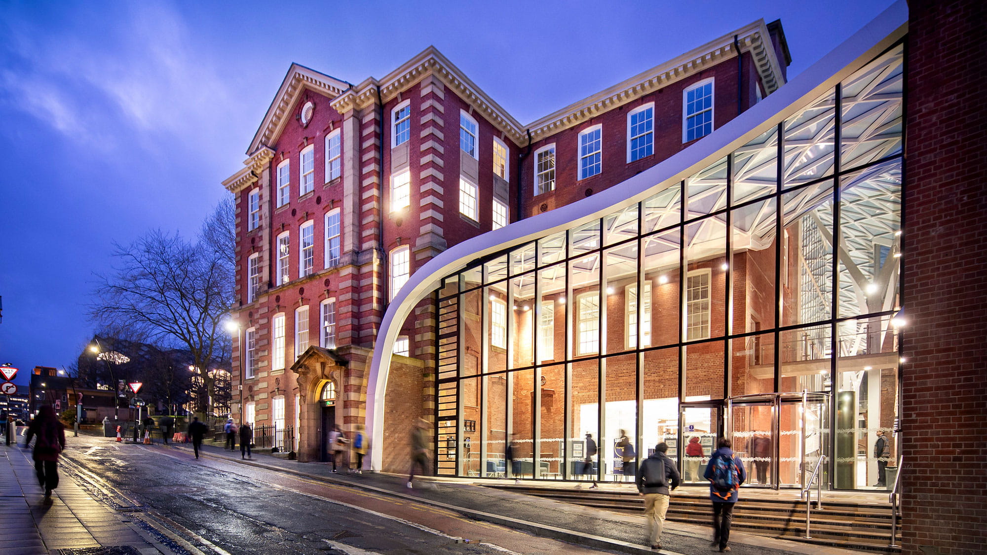 Improved access with a new entrance offering the first glimpse of the landmark roof.