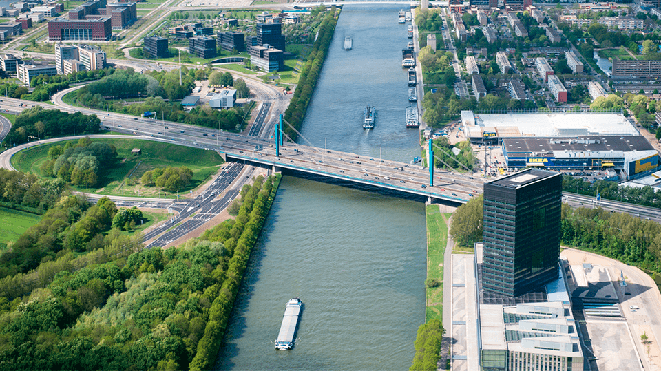Bridge over a river