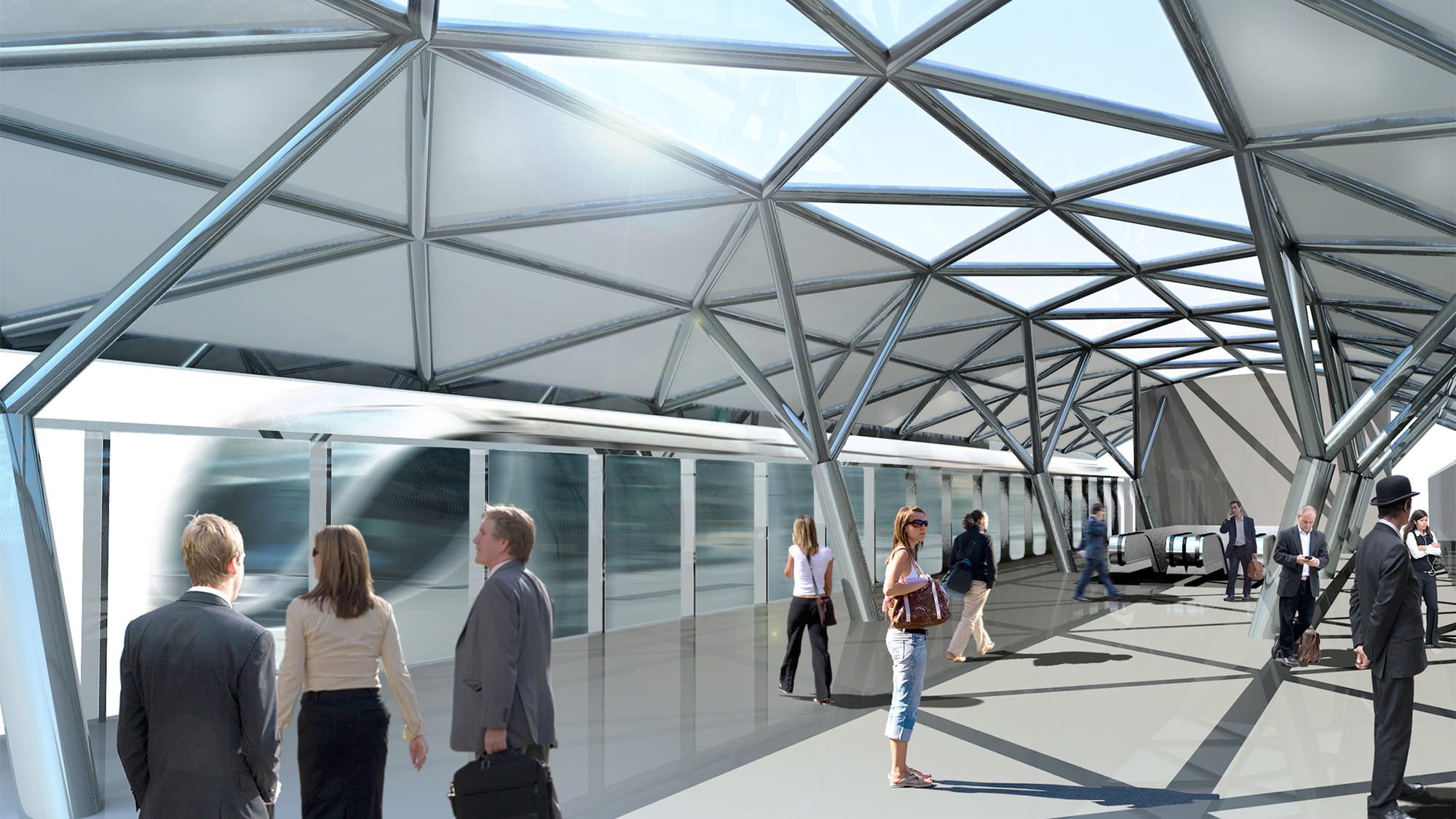 The Automated People Mover System at Guarulhos International Airport. 