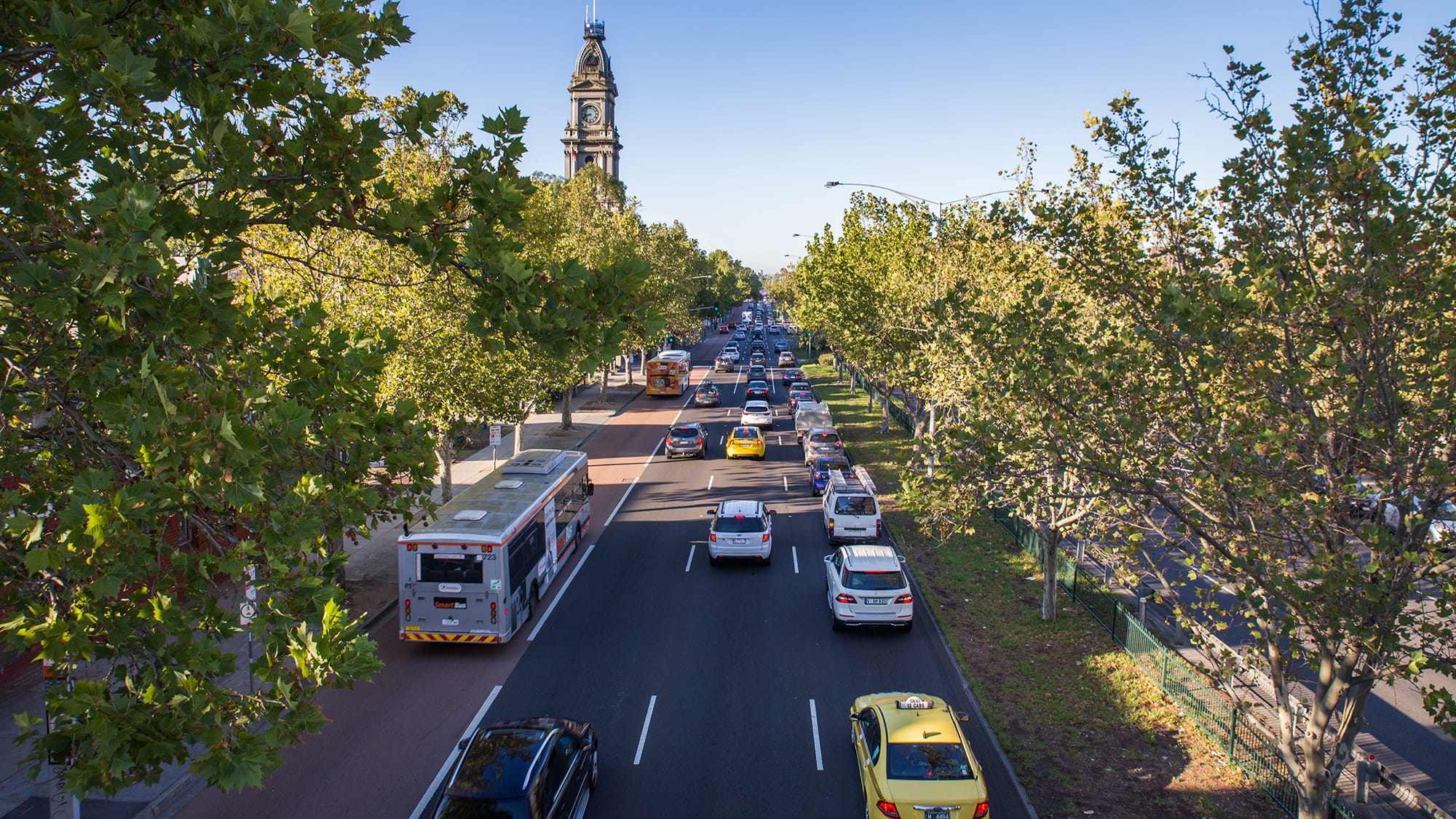 Hoddle Street in Melbourne