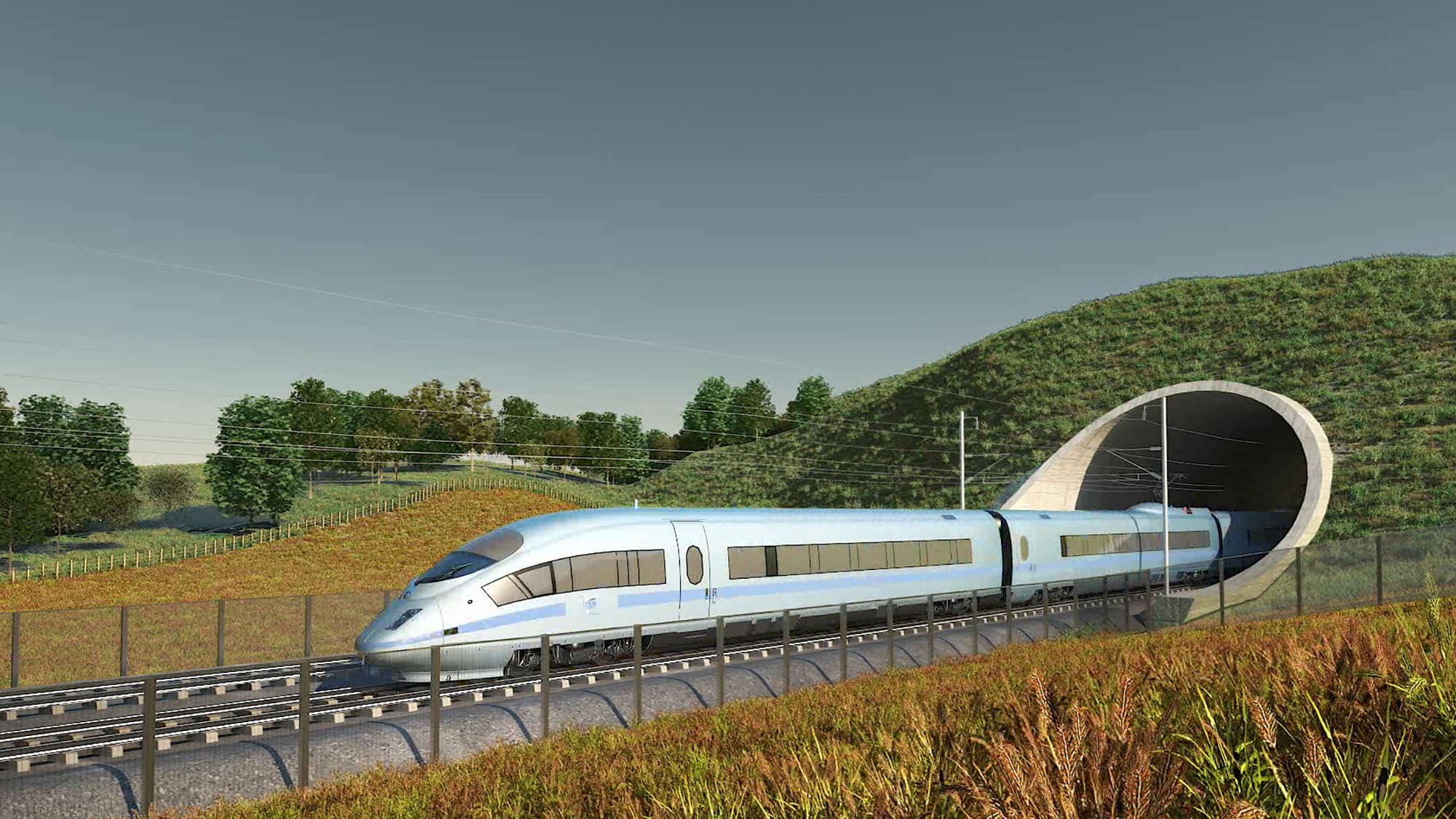 HS2 engineering study render