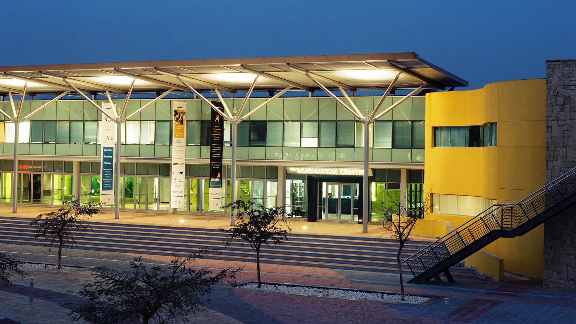 Exterior view of the Innovation Hub, Pretoria. Arup was appointed the development manager for South Africa's first science and technology park. ? Jorg Jung