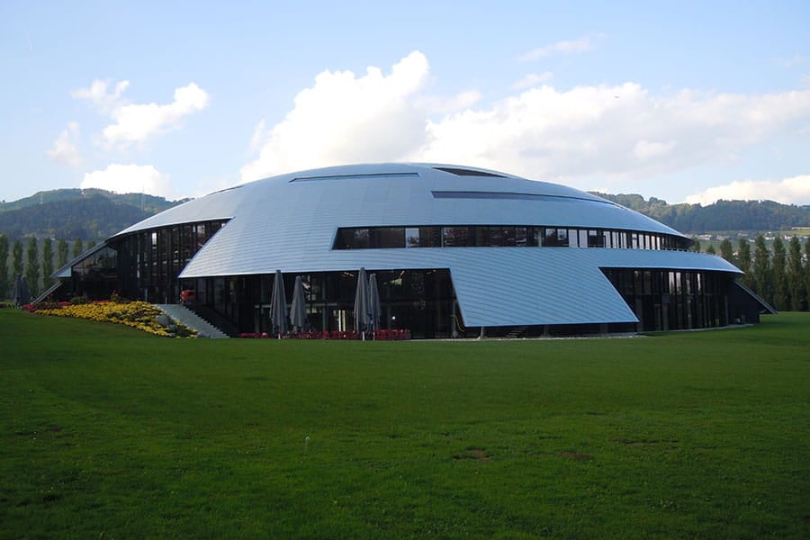 The Paul & Henri Carnal Hall is a visually striking structure that will be used by both students and professional orchestras and performers.