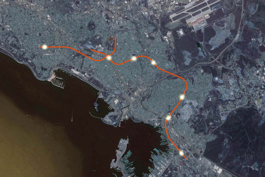 Metro projects all around the city have been developed to overcome the transport issues of one of Europe’s largest city.