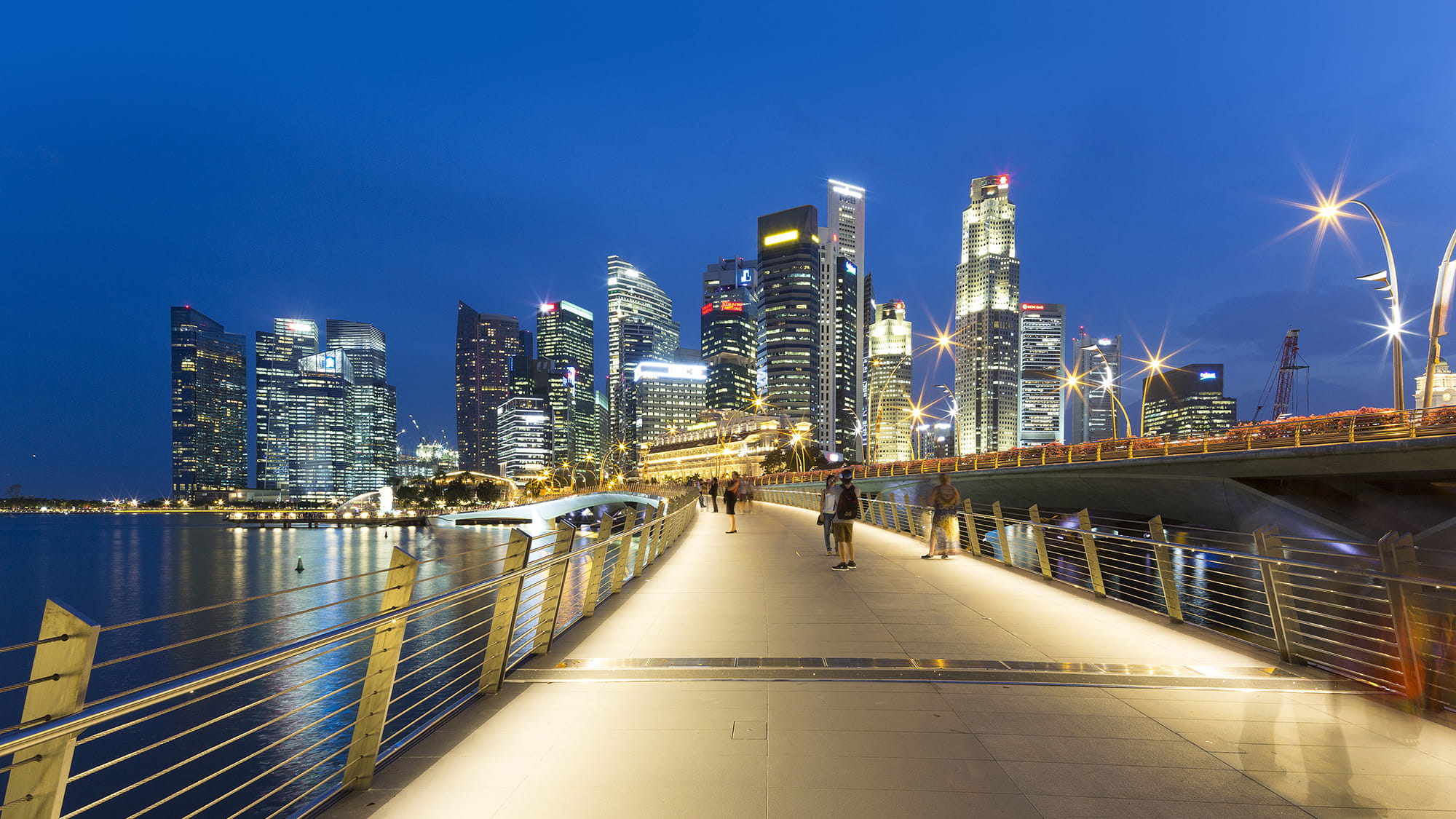 Jubilee Bridge during night