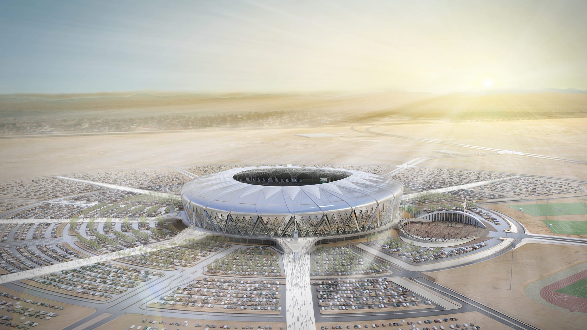 King Abdullah Sports City. Credit: Arup.