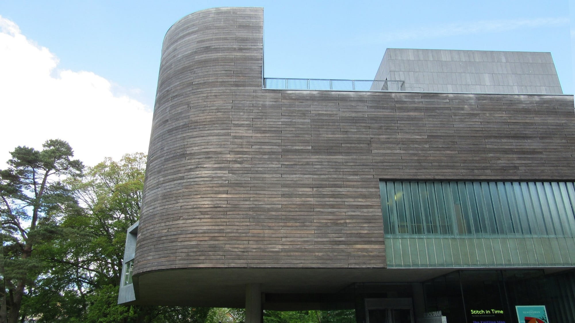 Exterior shot of the Lewis Glucksman Library.