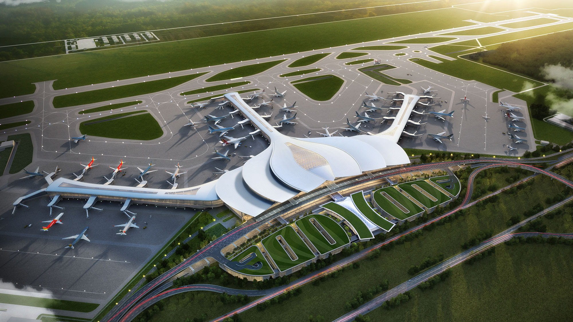 Long Thanh International Airport terminal building ? Heerim Design Architects
