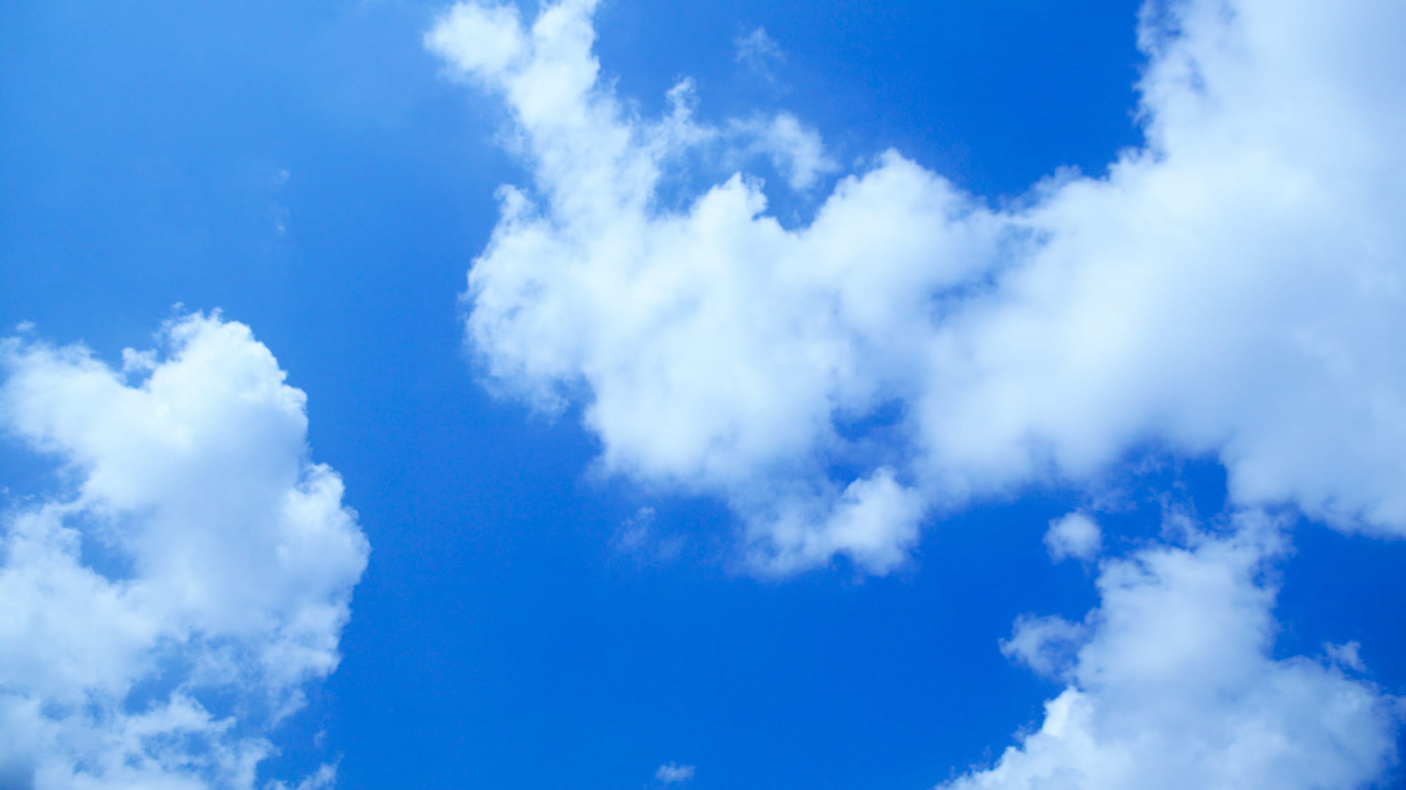 Blue sky and clouds