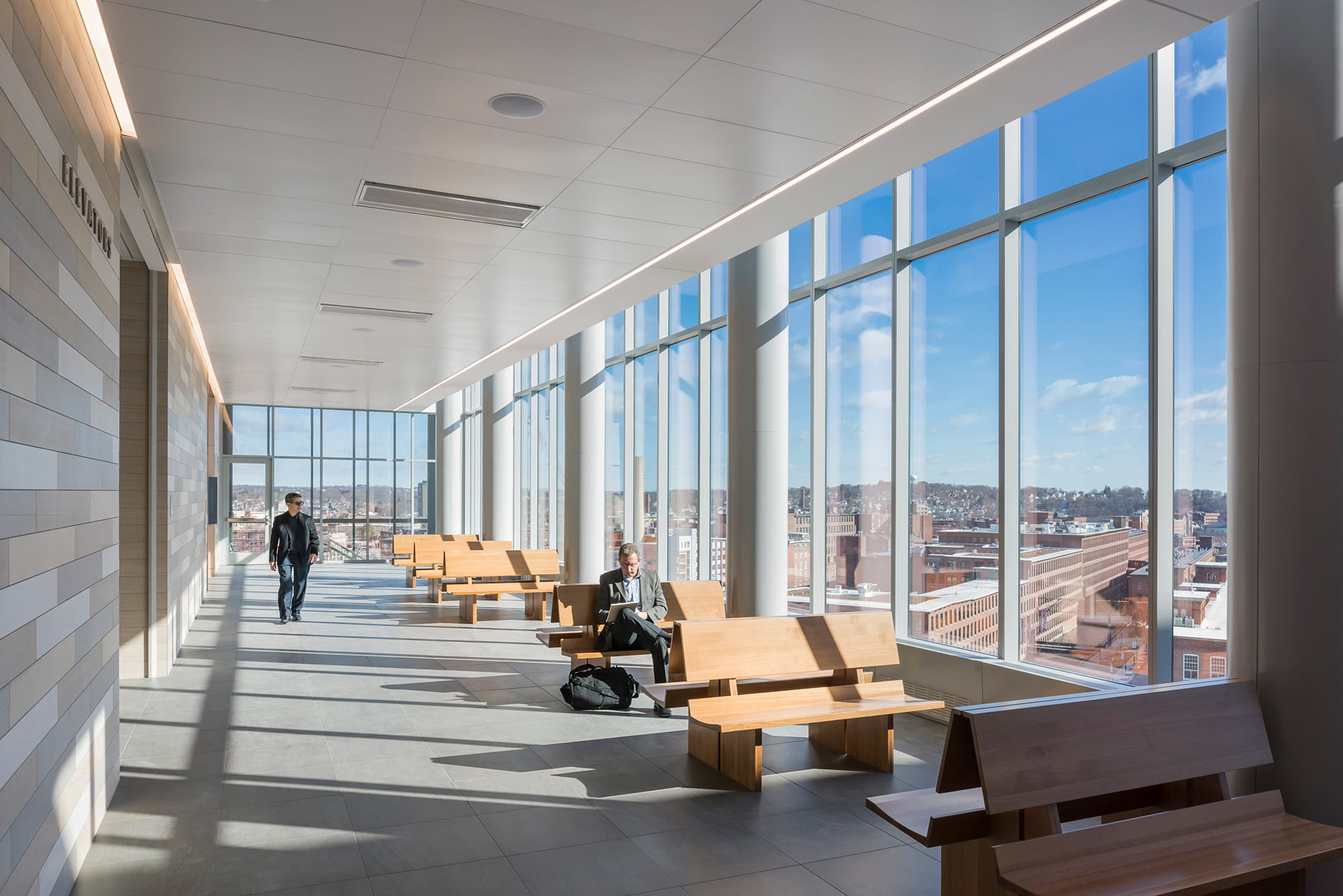 Interior of Lowell Judicial Center 