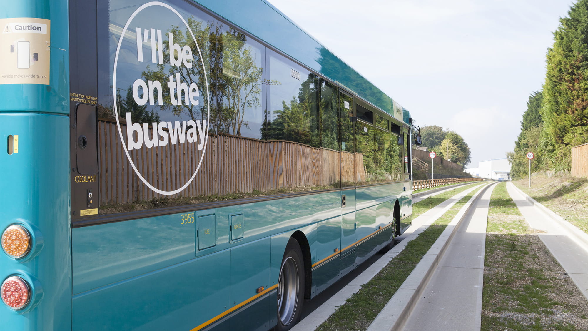 The Luton Busway provides 10km of twin guided busway public system.
