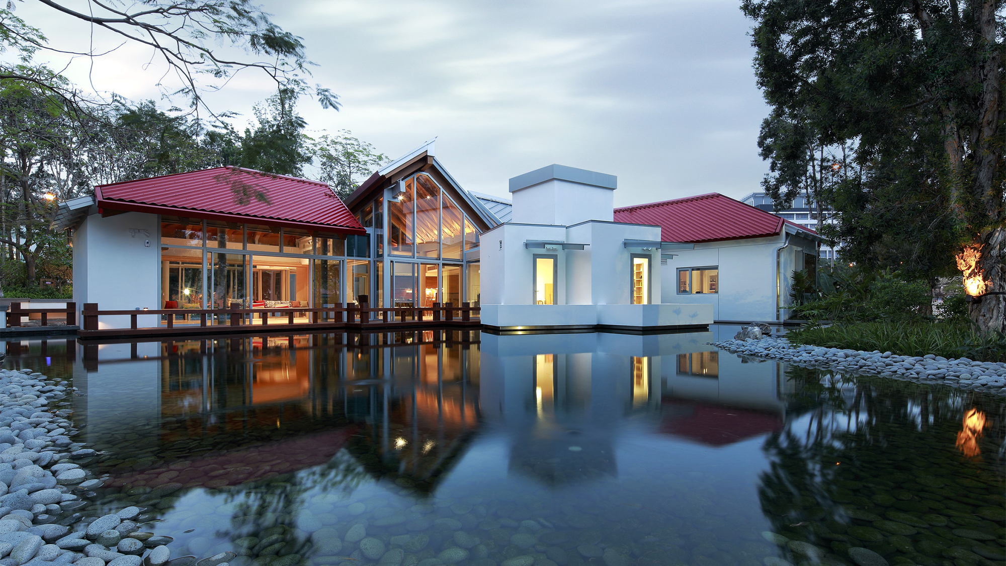 Maggie's Cancer Caring Centre, Hong Kong. The centres are a network of drop-in centres all over the world, which aim to help anyone who has been affected by cancer. 