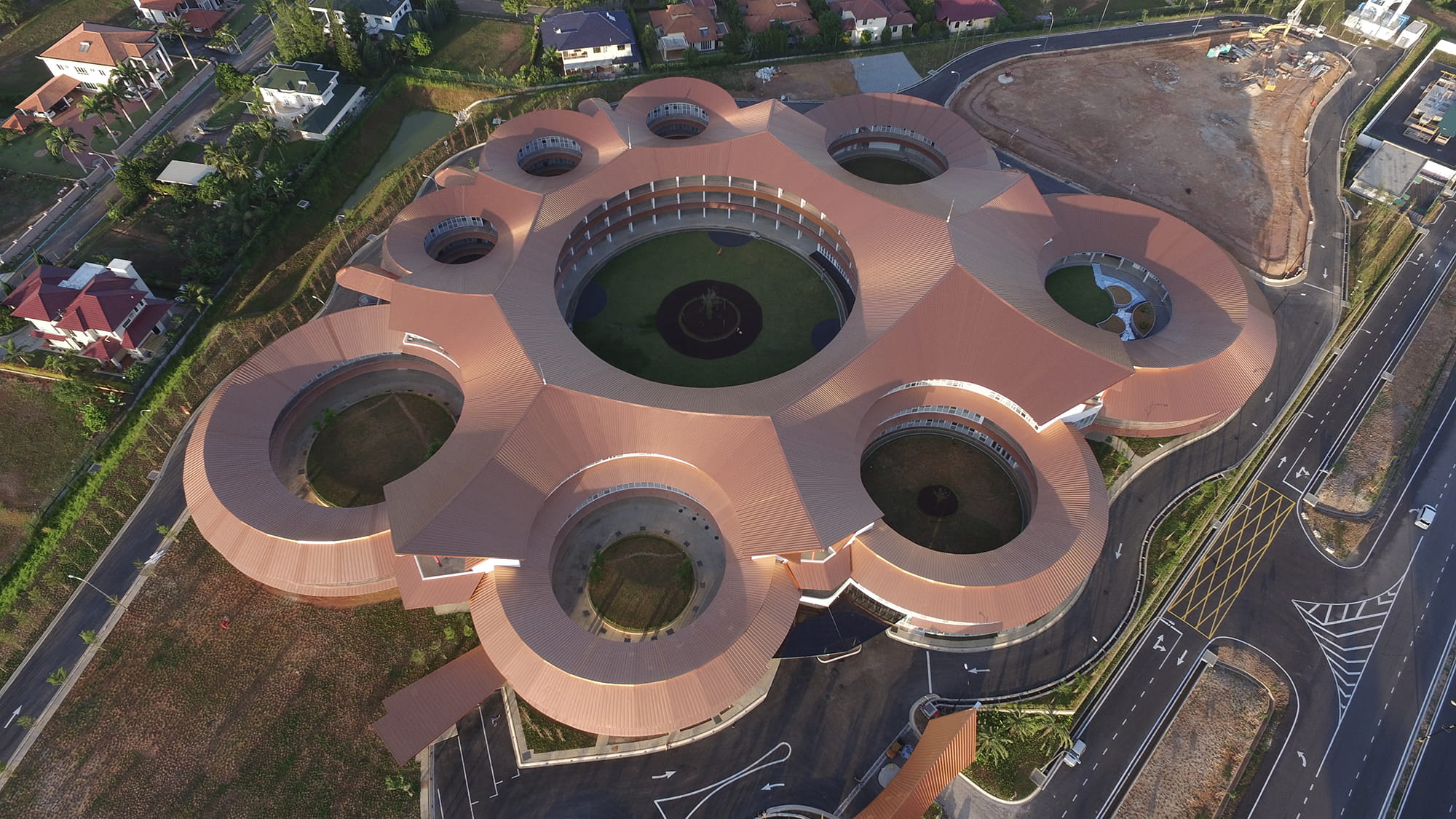 Aerial view of the Malaysia Academy of Han Studies