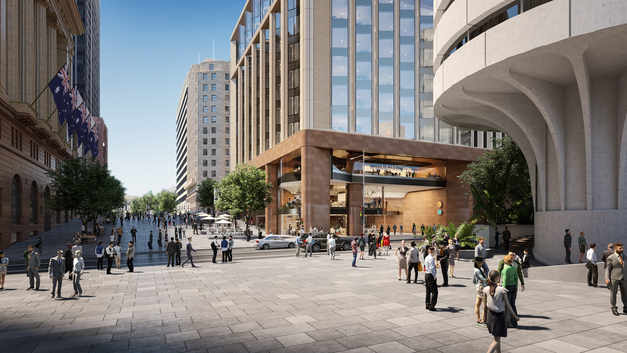 Artist's impression of Martin Place integrated station development ? Macquarie Group