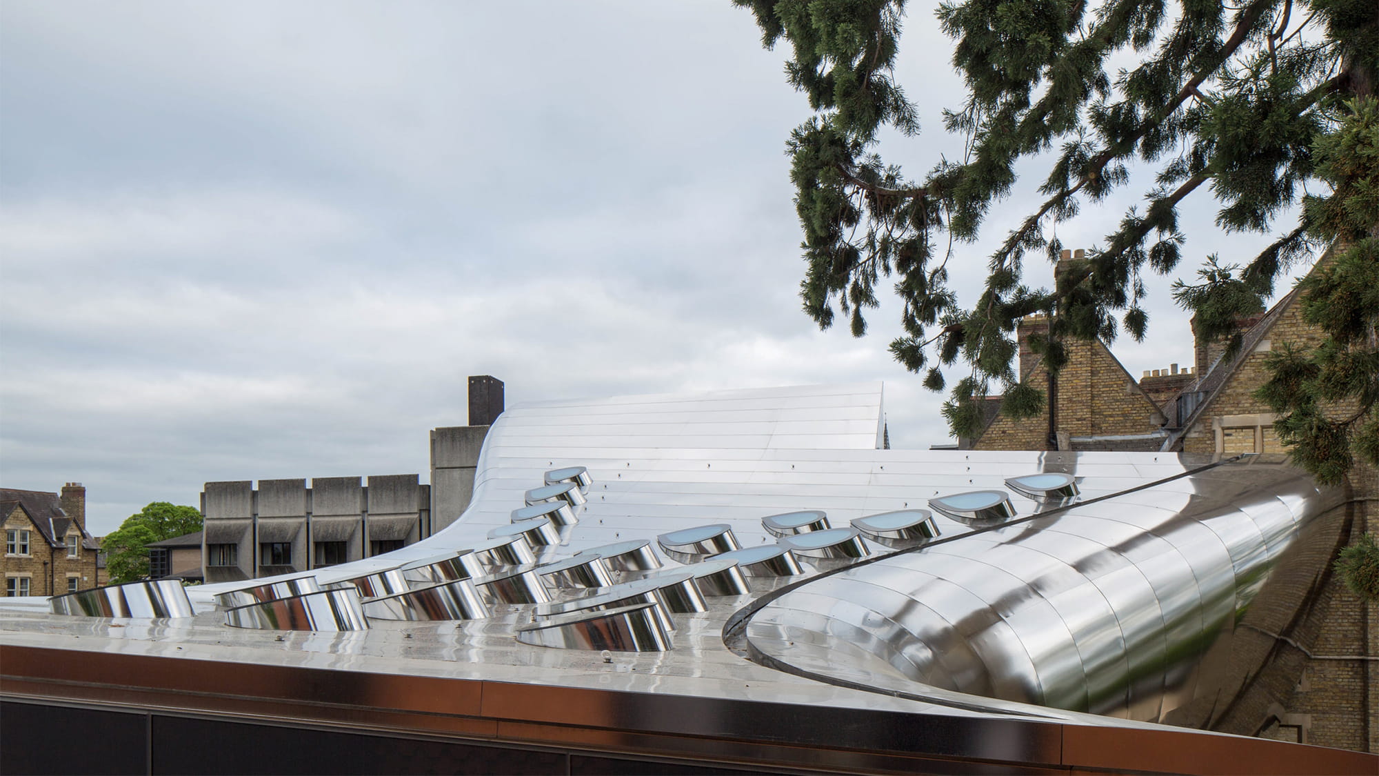 The roof of the Ivestcorp Building for the Middle East Centre. Credit: Luke Hayes
