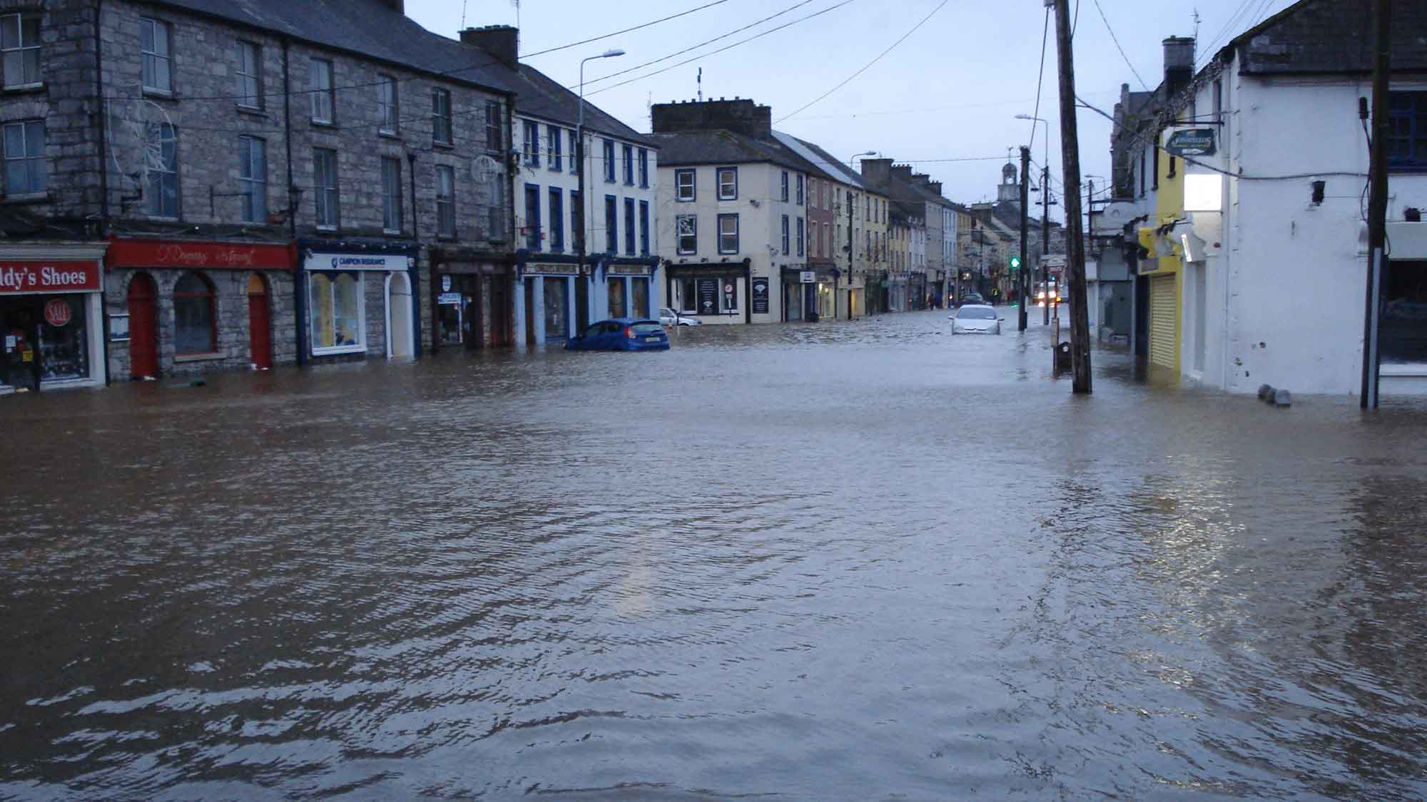 Flooding in Midleton.