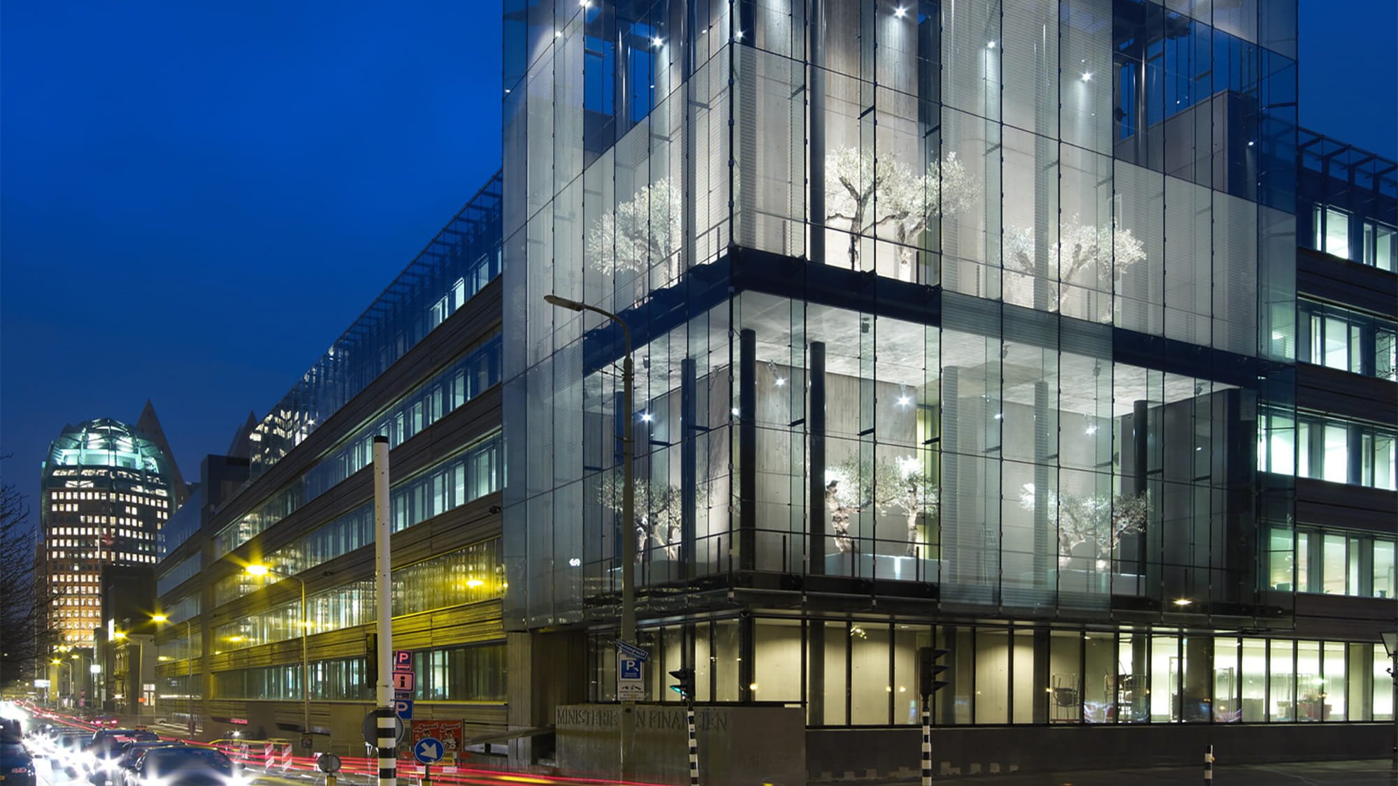 Exterior view of the Ministry of Finance, The Hague. Photo credit: Jereon Musch 