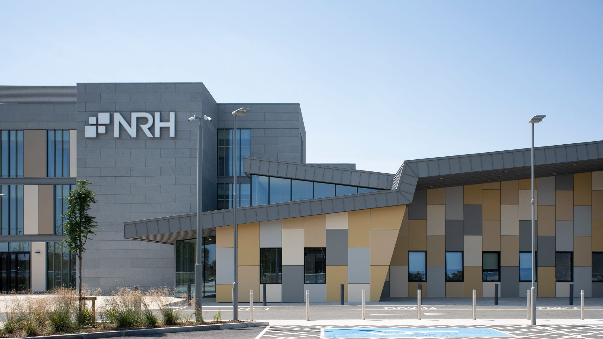Exterior of National Rehabilitation Hospital in Ireland.