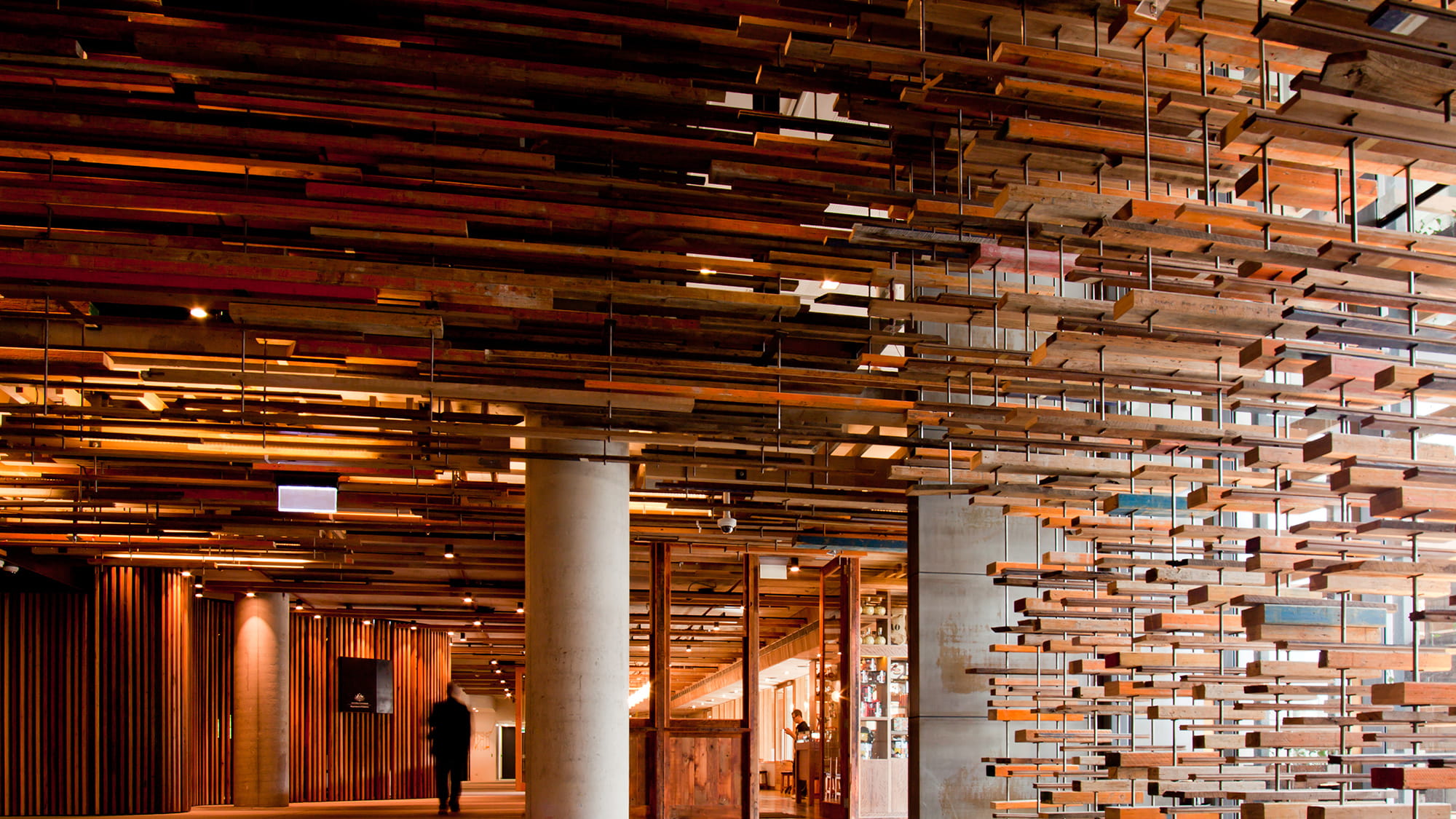 Inside the hotel of NewActon Nishi