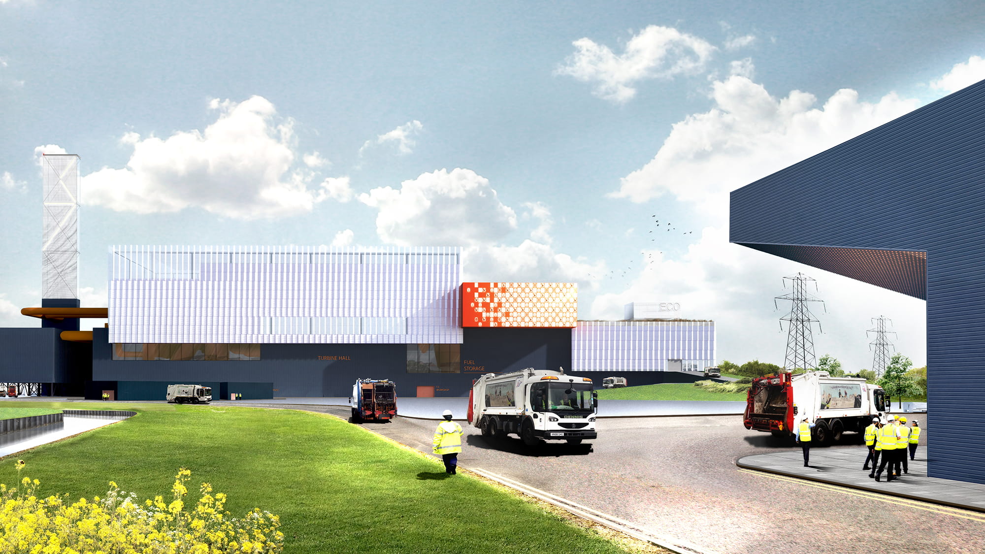 Close up view of ERF