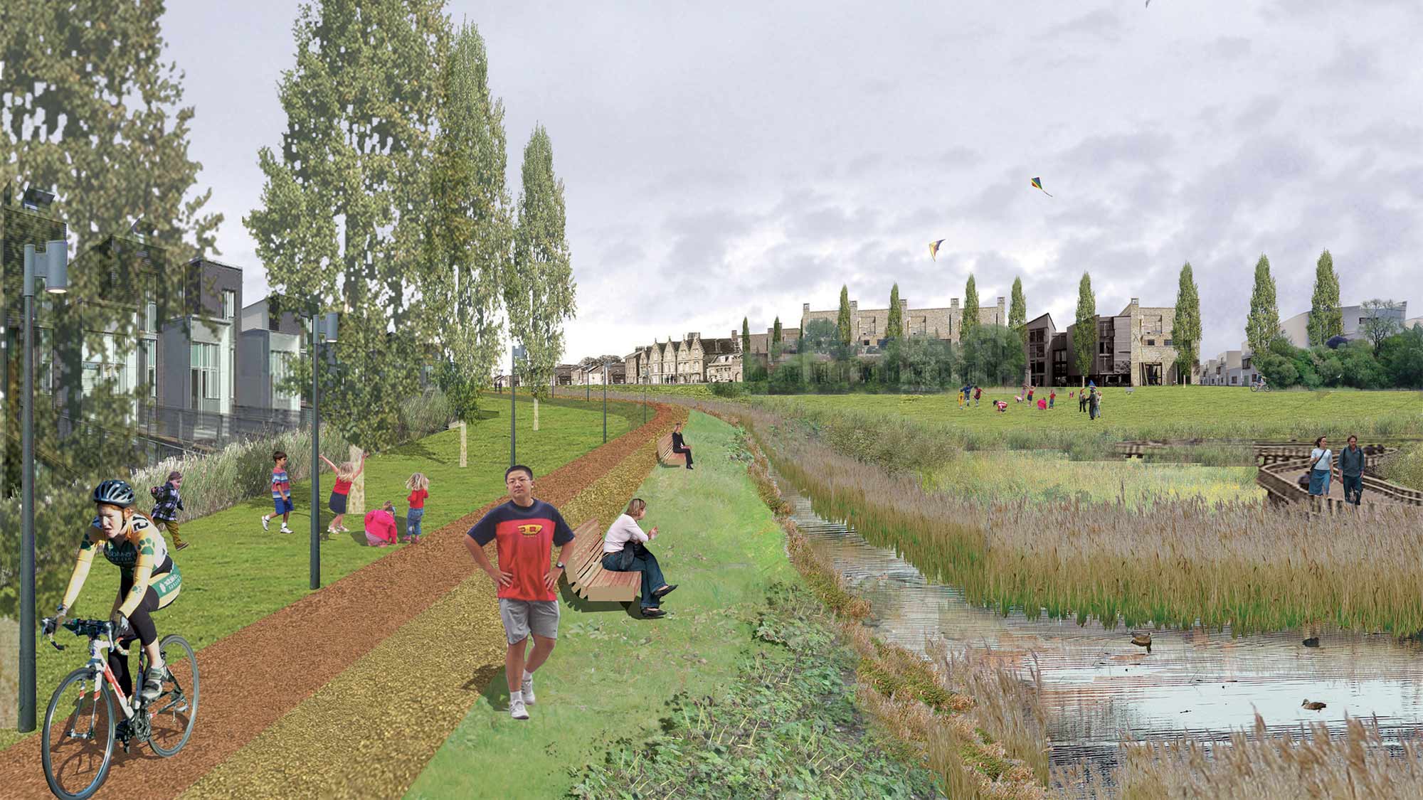 The Northstowe new town. Photo: English Partnerships/Gallagher Estates